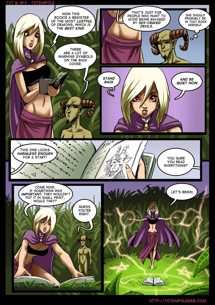 The Cummoner [Totempole] Chapter 4 - Hard Lesson - Page 5