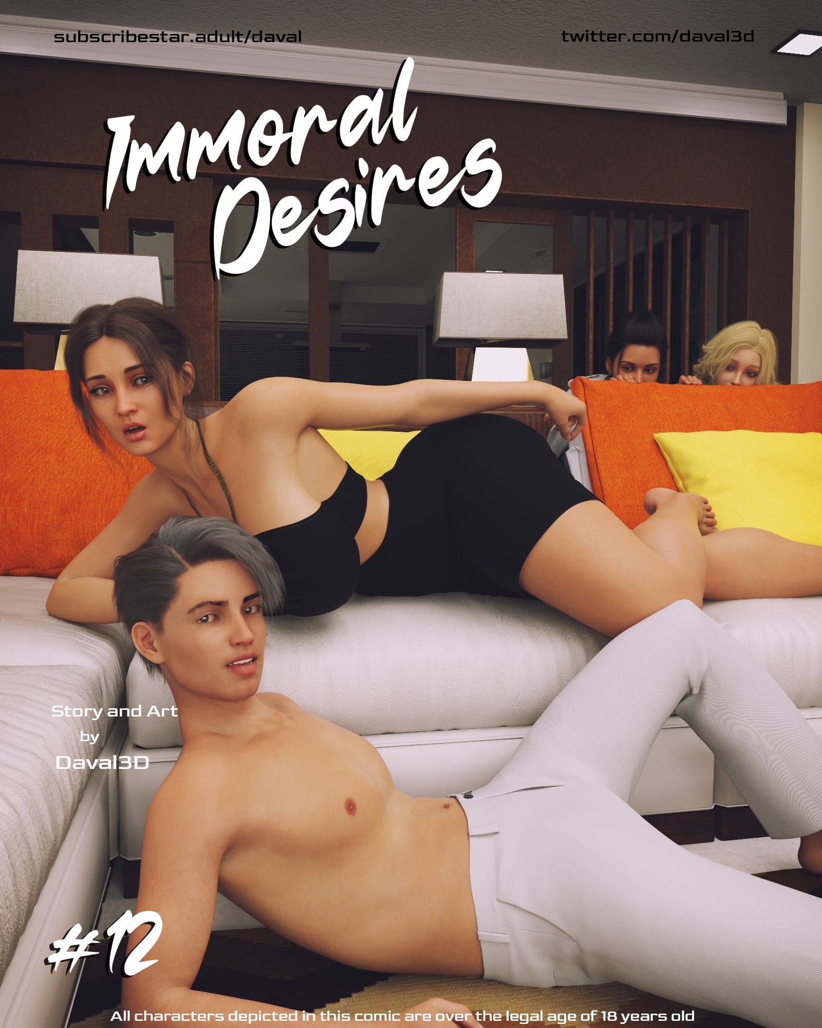Immoral Desires [Daval3D] Chapter 12 - Page 0