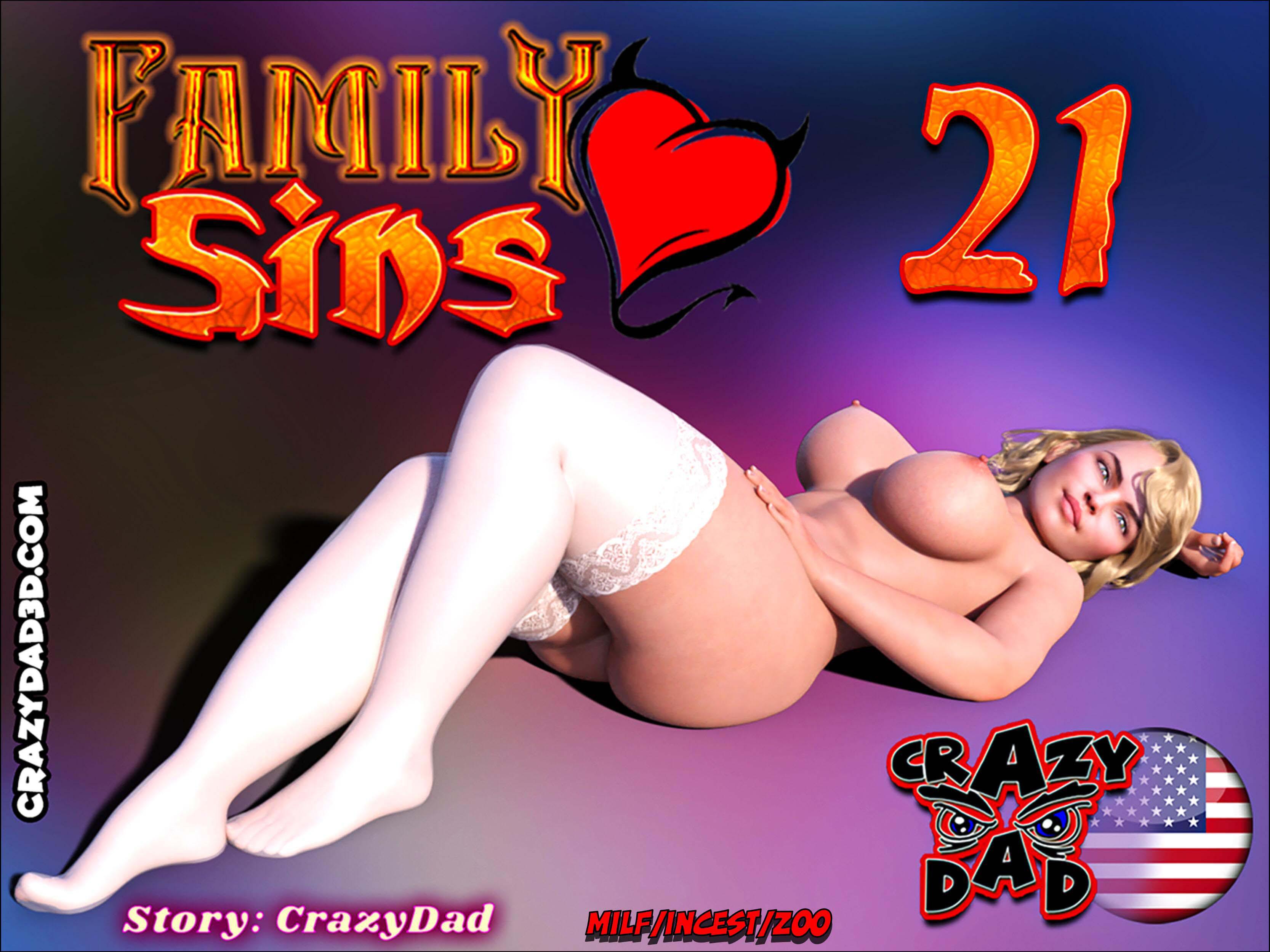 Family Sins [CrazyDad3D] Chapter 21 - Page 1