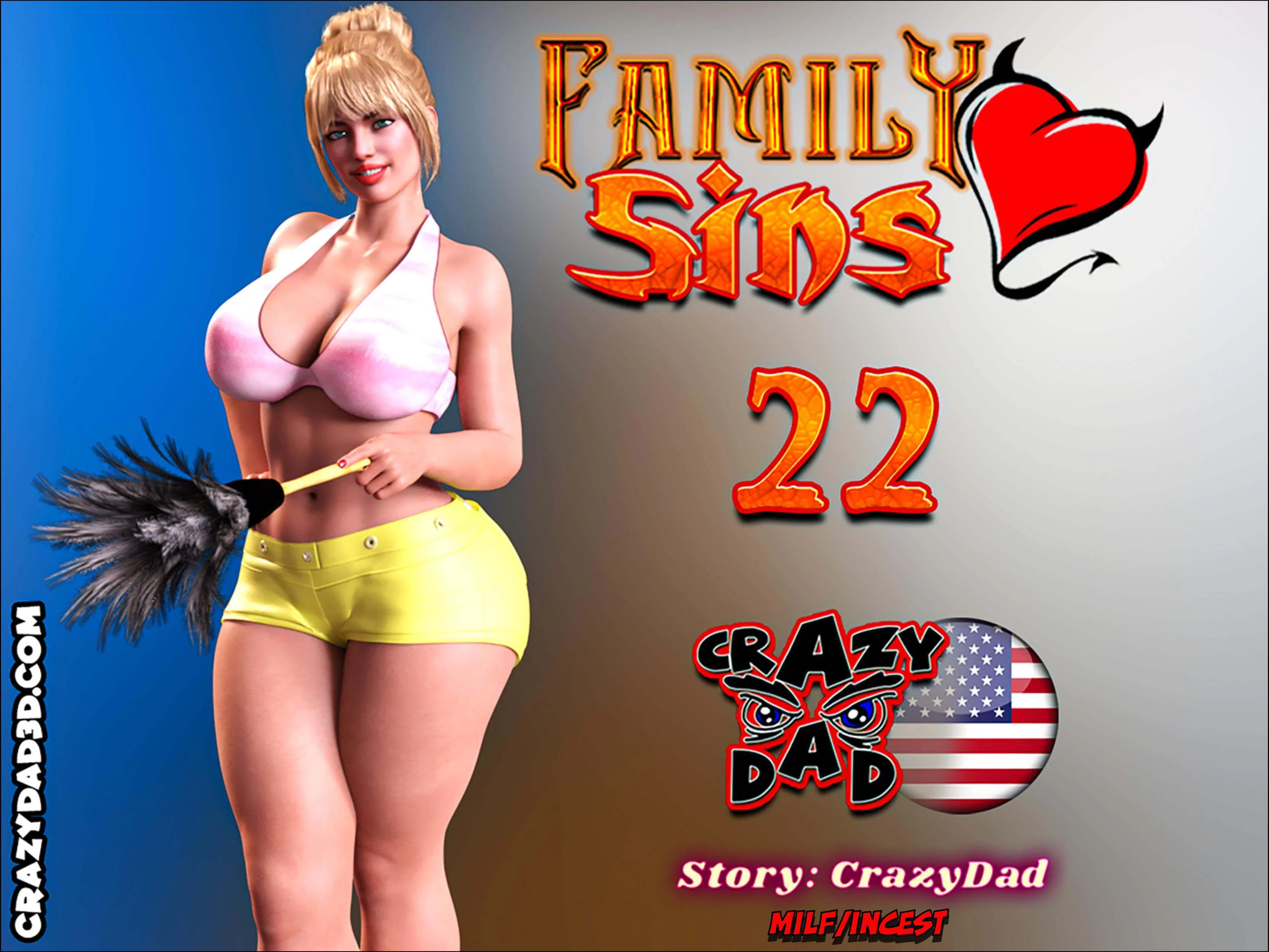 Family Sins [CrazyDad3D] Chapter 22 - Page 1