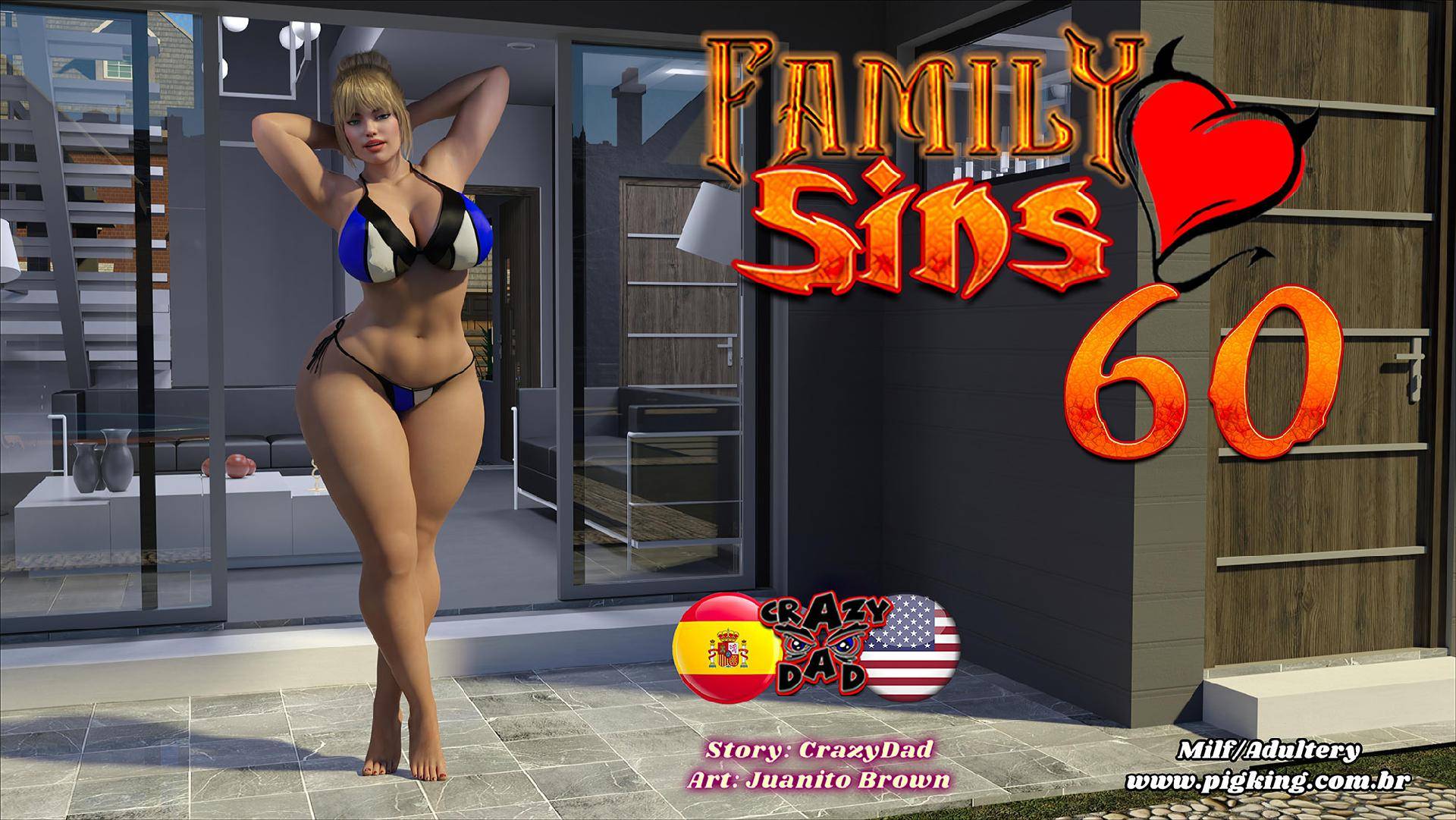 Family Sins [CrazyDad3D] Chapter 60 - Page 1