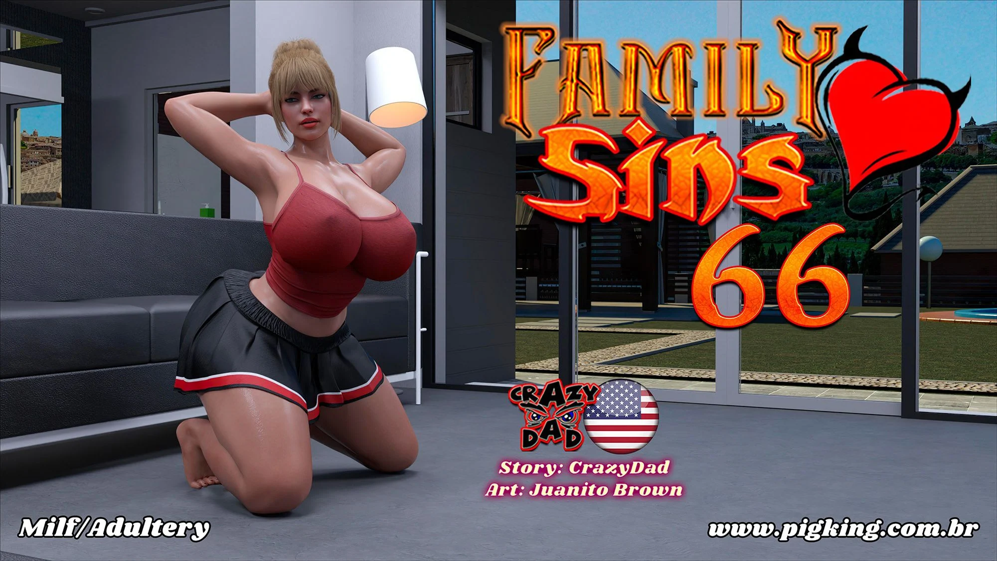 Family Sins [CrazyDad3D] Chapter 66 - Page 1