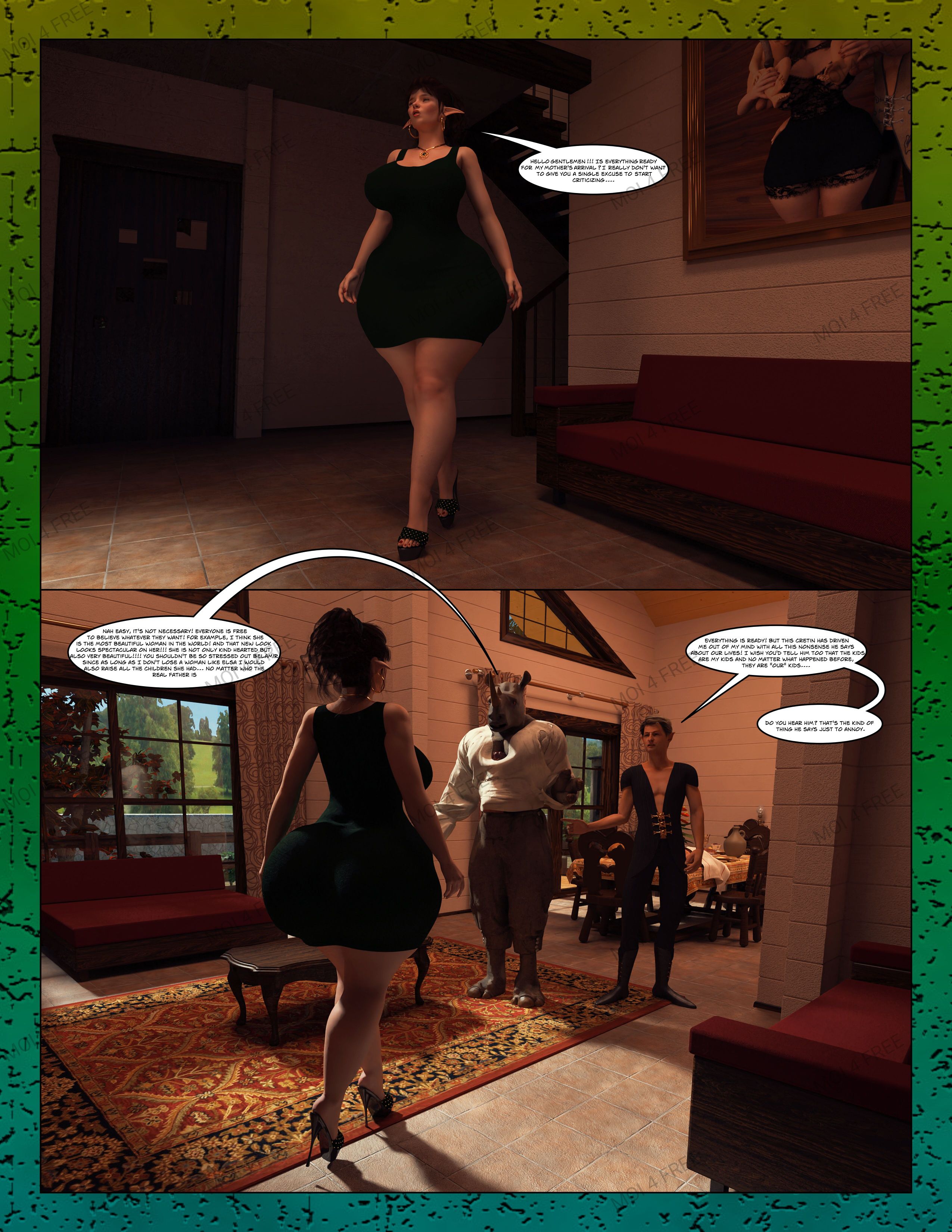 The Alpha Male Of The House [Moiarte3D] Chapter 6.3 - Page 46