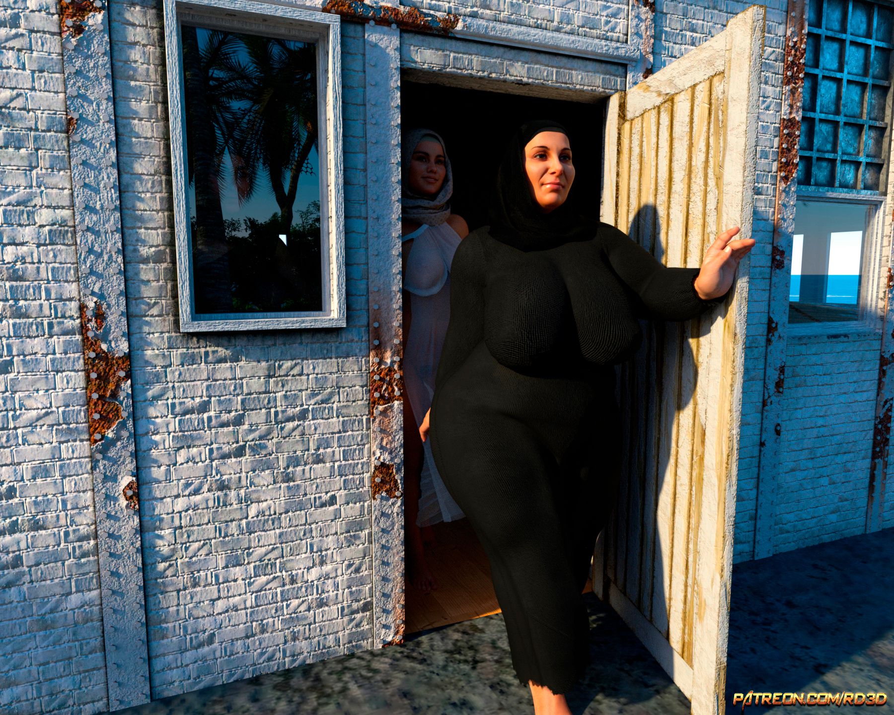 Lust Predators – Hijab Amatures [Real-Deal 3D] Lust Island - Page 11