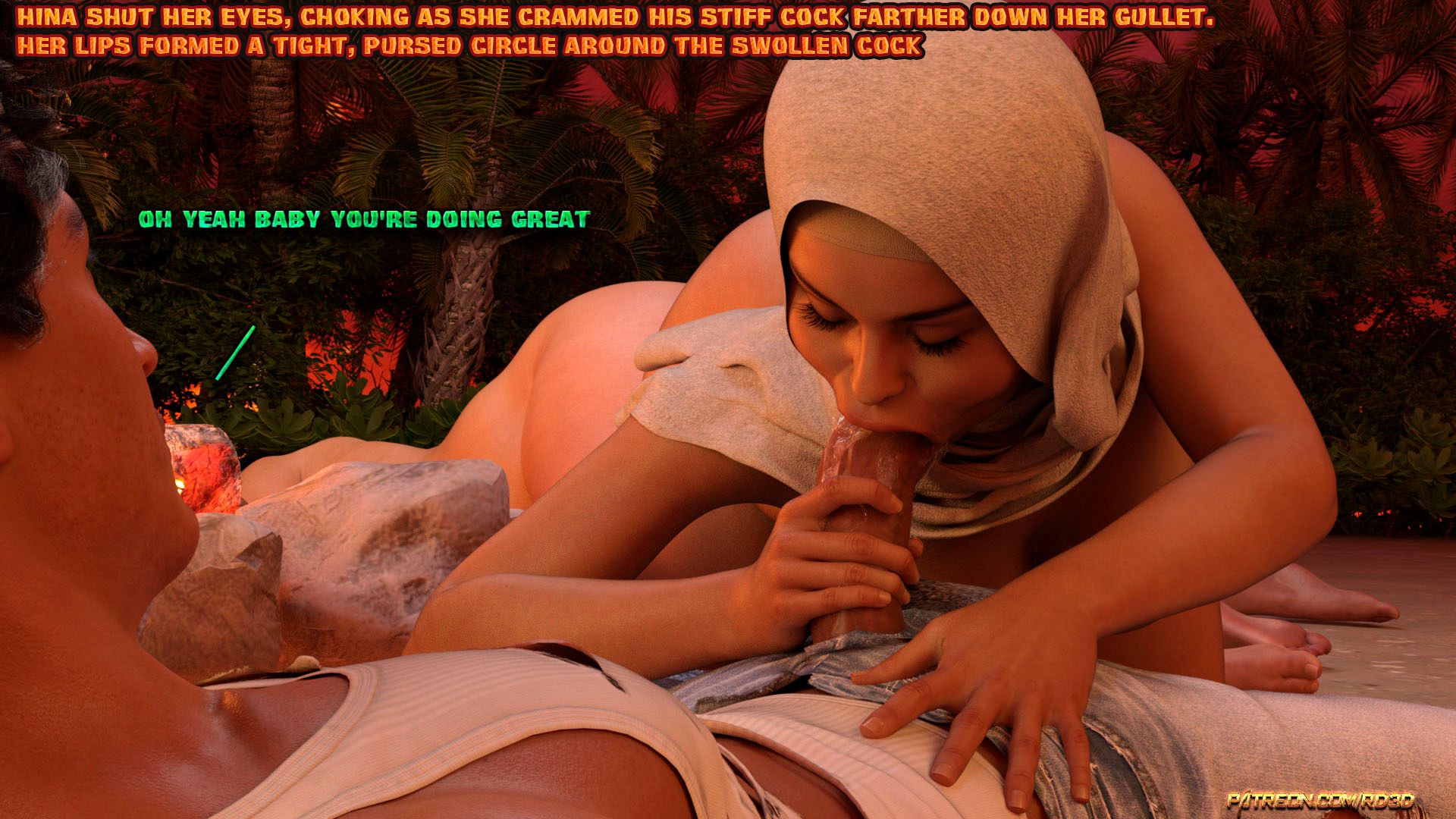 Lust Predators – Hijab Amatures [Real-Deal 3D] Lust Island - Page 113