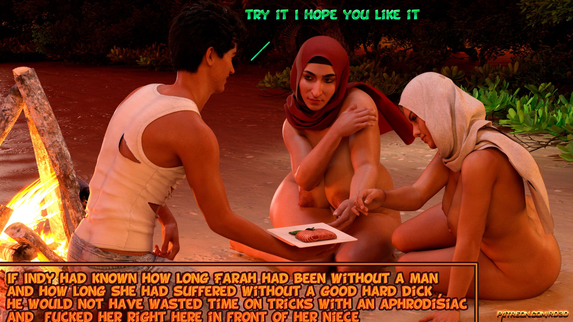 Lust Predators – Hijab Amatures [Real-Deal 3D] Lust Island - Page 41