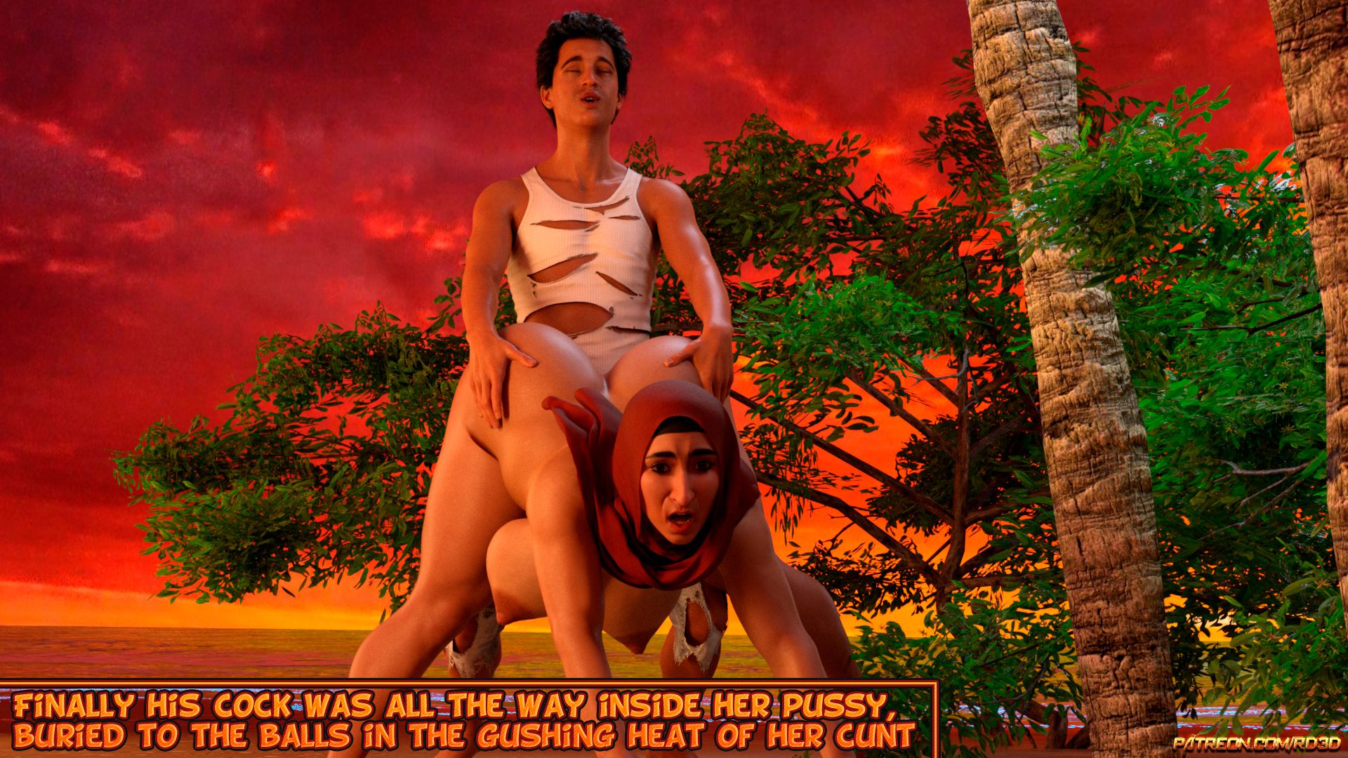 Lust Predators – Hijab Amatures [Real-Deal 3D] Lust Island - Page 63