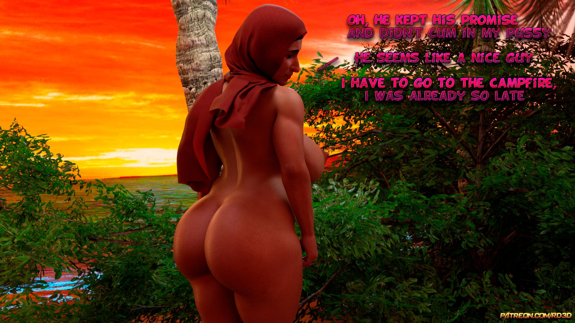 Lust Predators – Hijab Amatures [Real-Deal 3D] Lust Island - Page 75