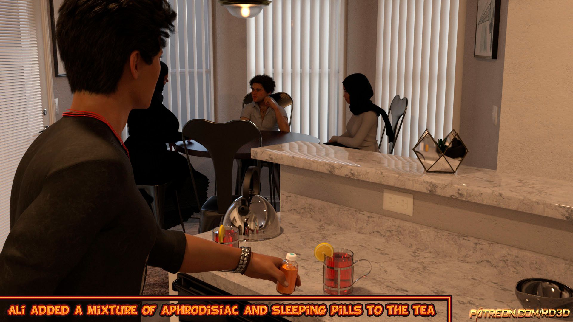 Lust Predators – Hijab Amatures [Real-Deal 3D] Unexpected Surprise - Page 6