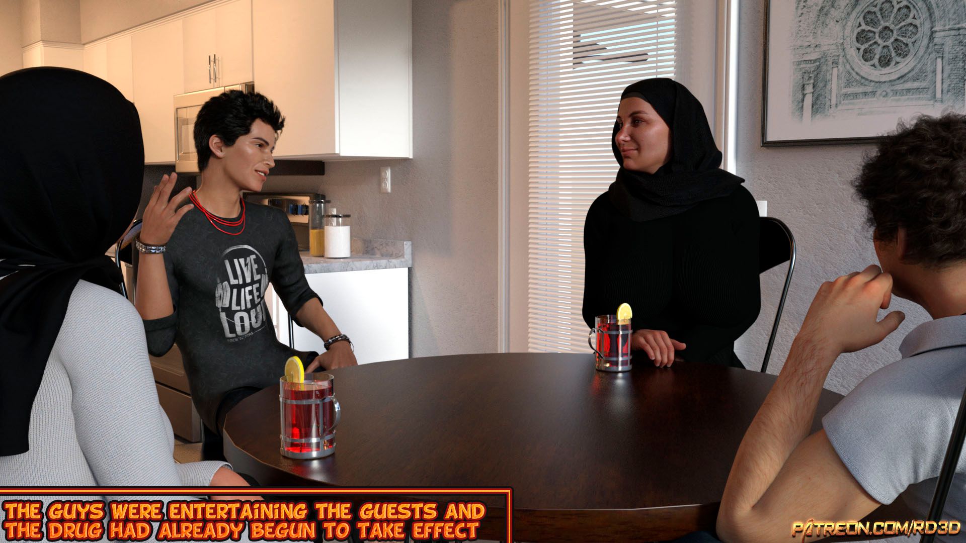 Lust Predators – Hijab Amatures [Real-Deal 3D] Unexpected Surprise - Page 7