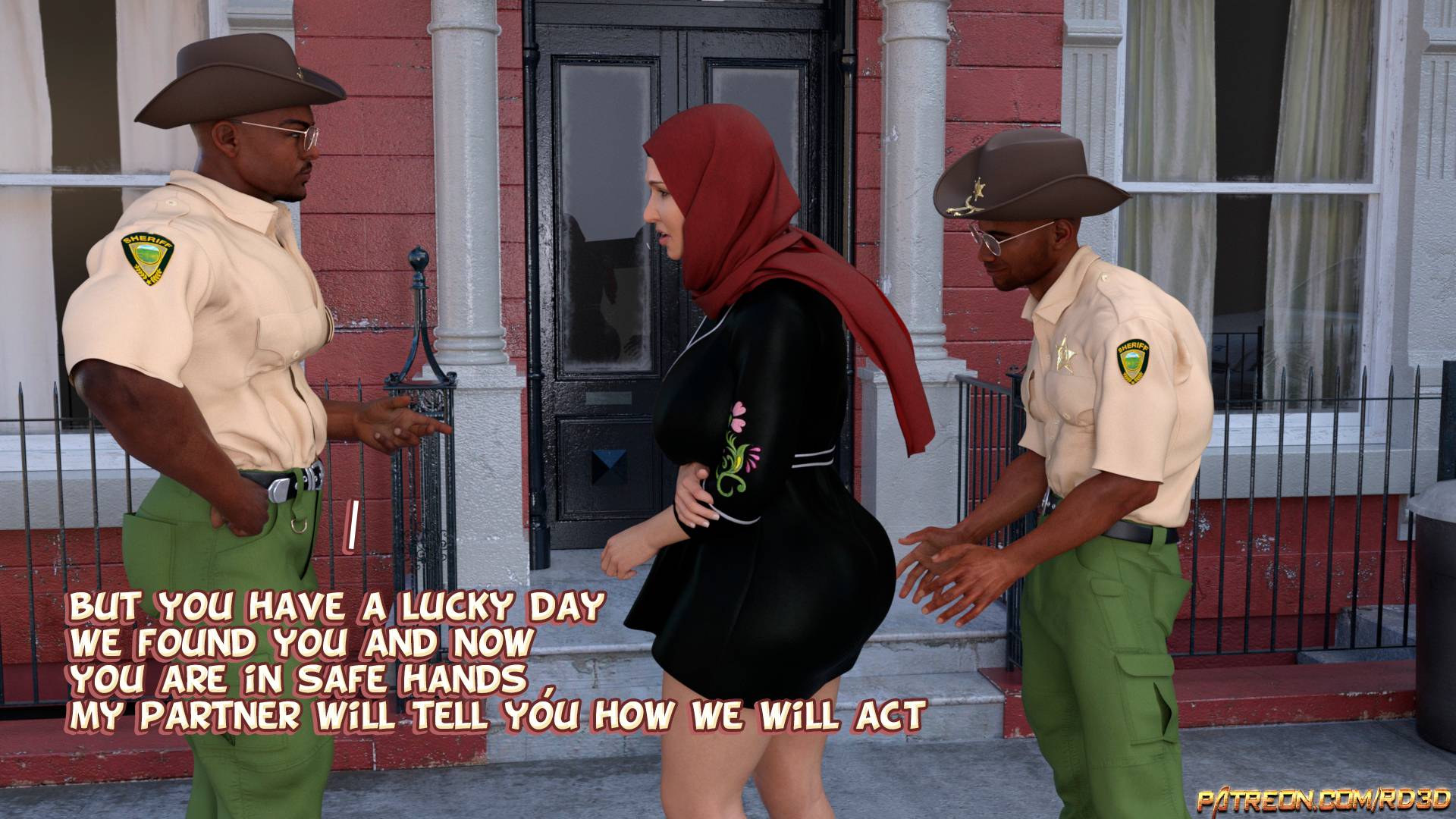 Lust Predators – Hijab Amatures [Real-Deal 3D] Chapter 1.5 - Caught in the act! - Page 14