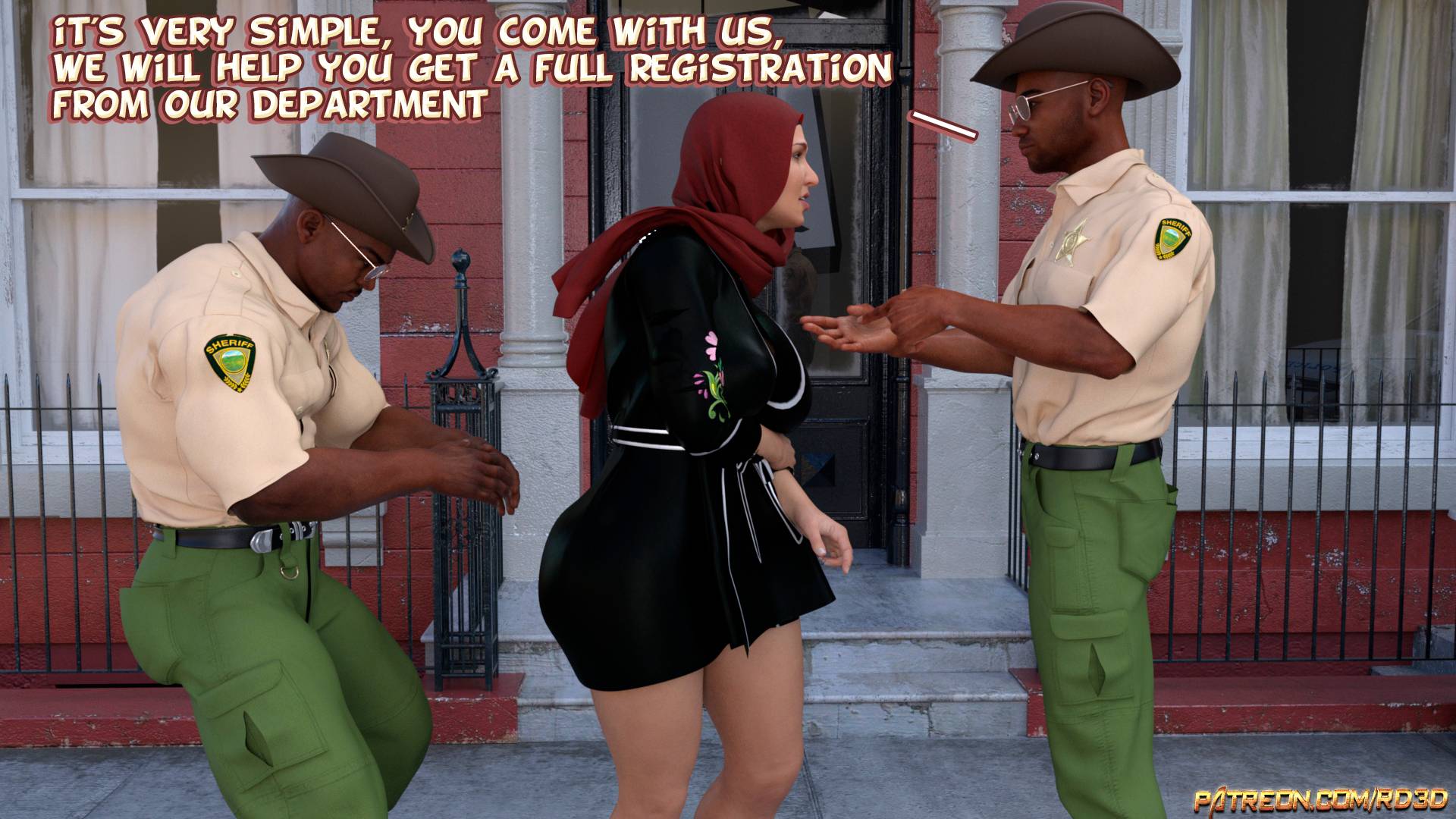Lust Predators – Hijab Amatures [Real-Deal 3D] Chapter 1.5 - Caught in the act! - Page 15
