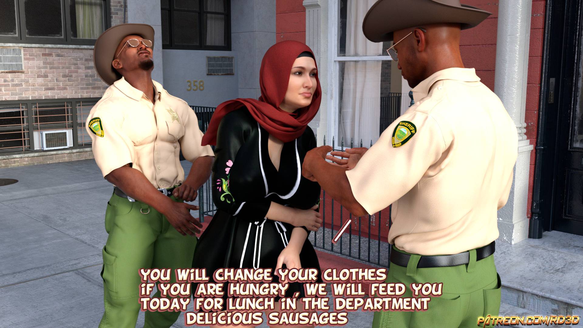 Lust Predators – Hijab Amatures [Real-Deal 3D] Chapter 1.5 - Caught in the act! - Page 16