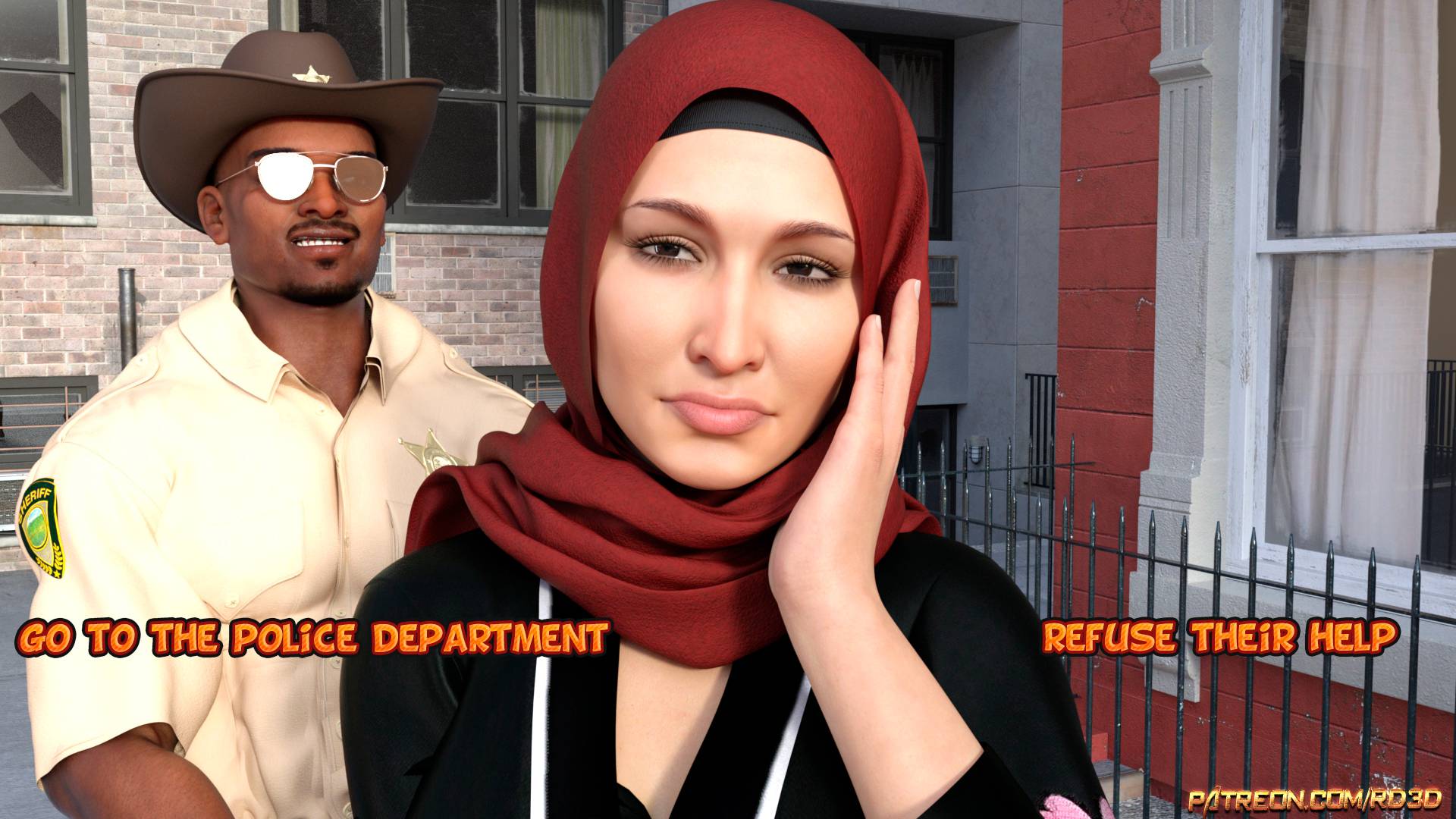 Lust Predators – Hijab Amatures [Real-Deal 3D] Chapter 1.5 - Caught in the act! - Page 17