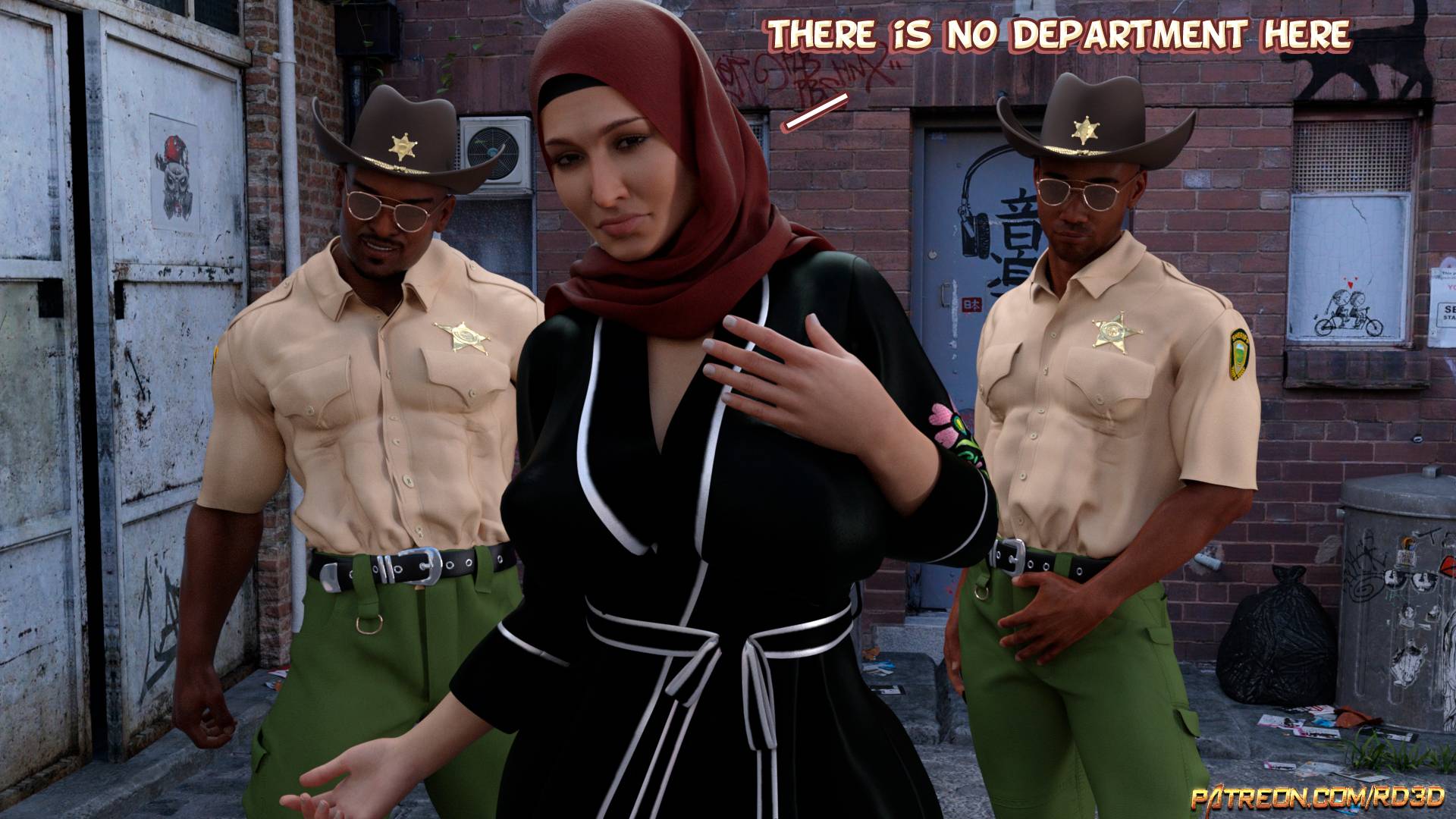 Lust Predators – Hijab Amatures [Real-Deal 3D] Chapter 1.5 - Caught in the act! - Page 20