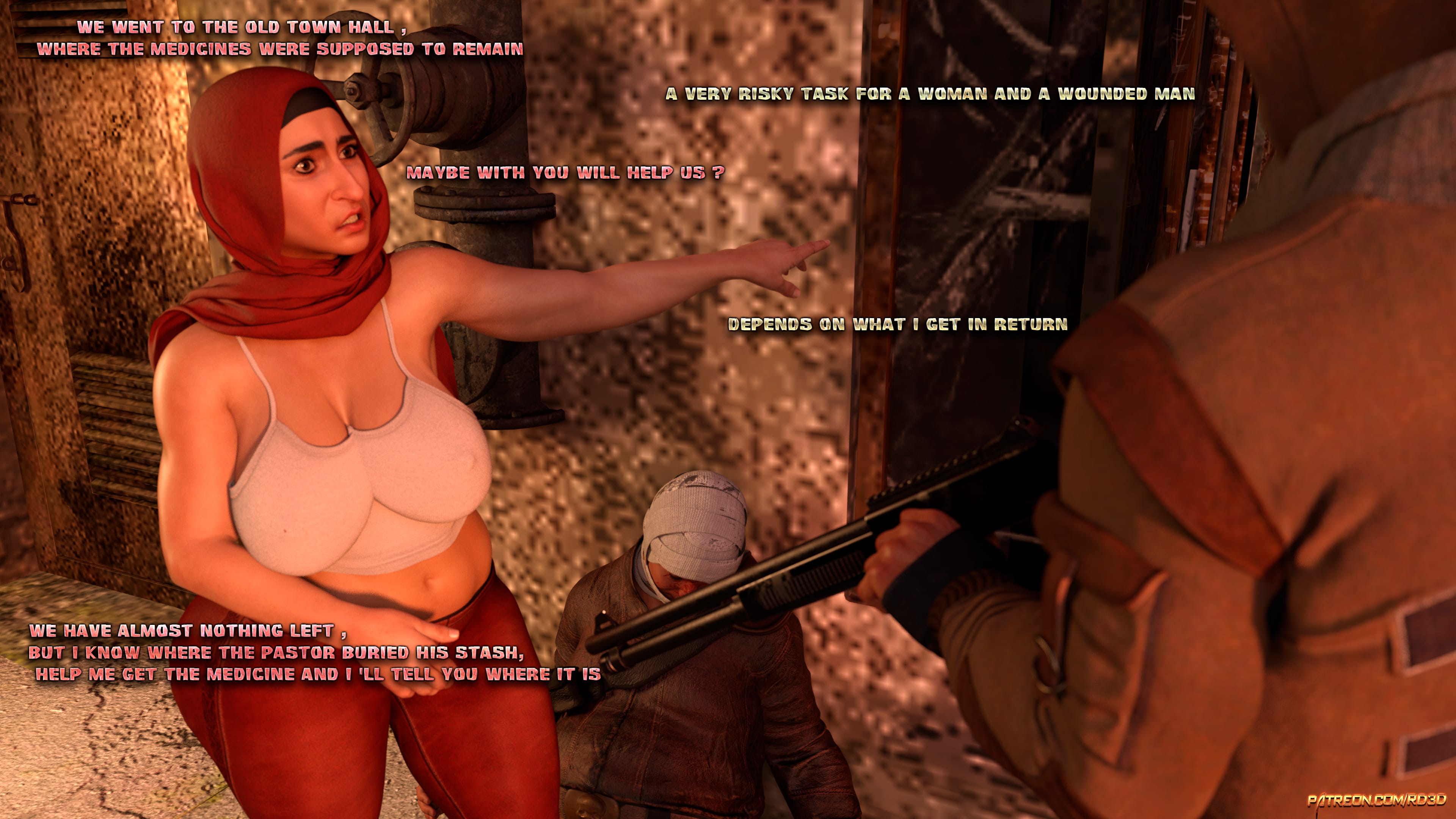 Lust Predators – Hijab Amatures [Real-Deal 3D] Lust Wasteland - Chapter 10 - Page 12