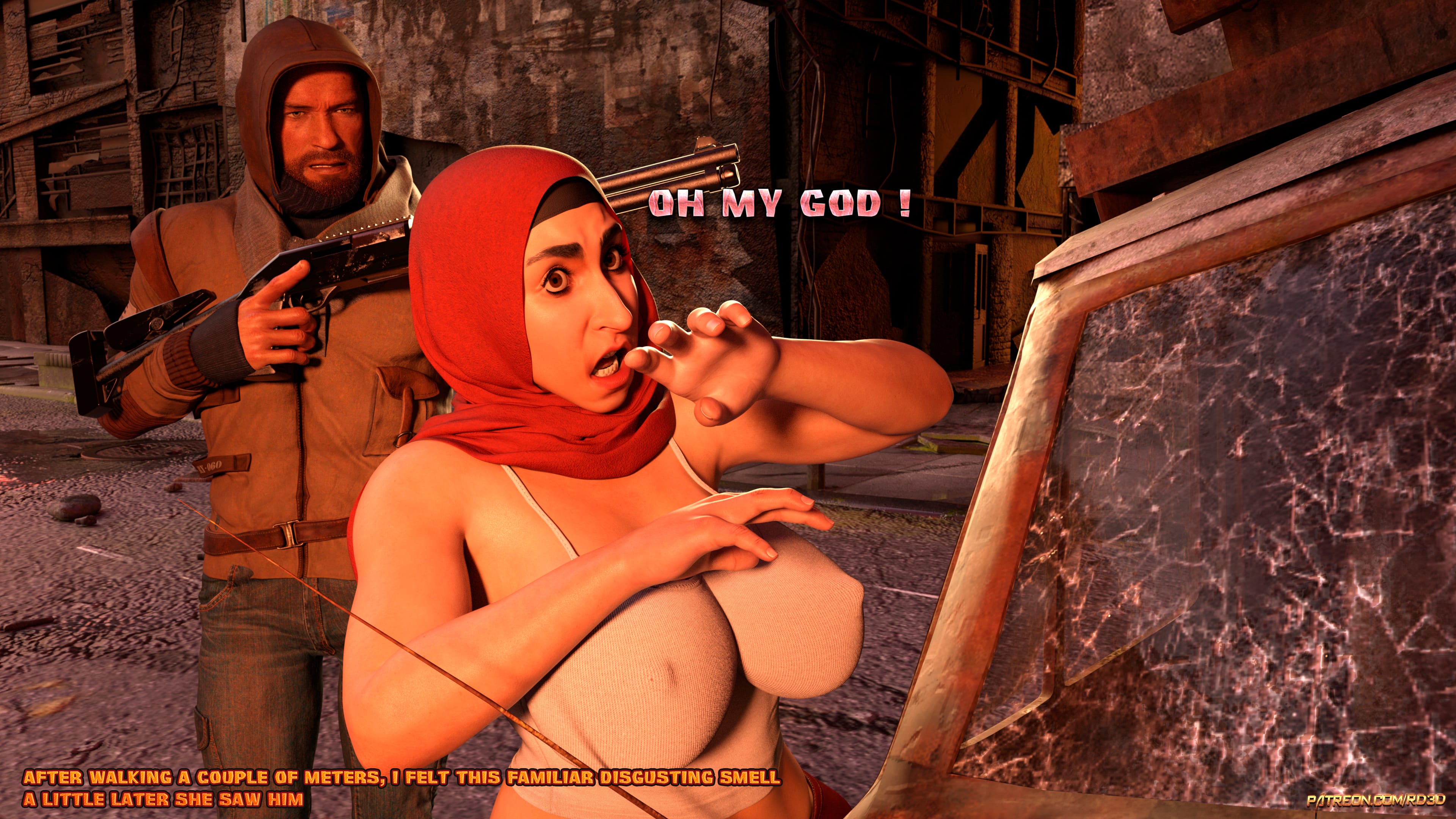 Lust Predators – Hijab Amatures [Real-Deal 3D] Lust Wasteland - Chapter 10 - Page 15