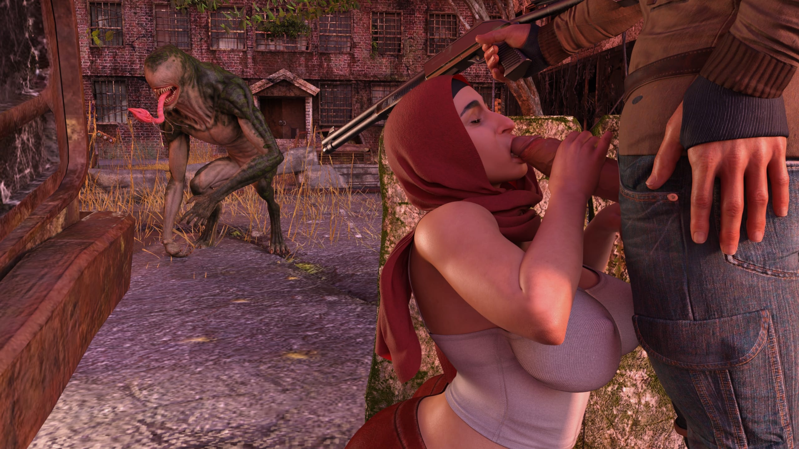 Lust Predators – Hijab Amatures [Real-Deal 3D] Lust Wasteland - Chapter 10 - Page 24