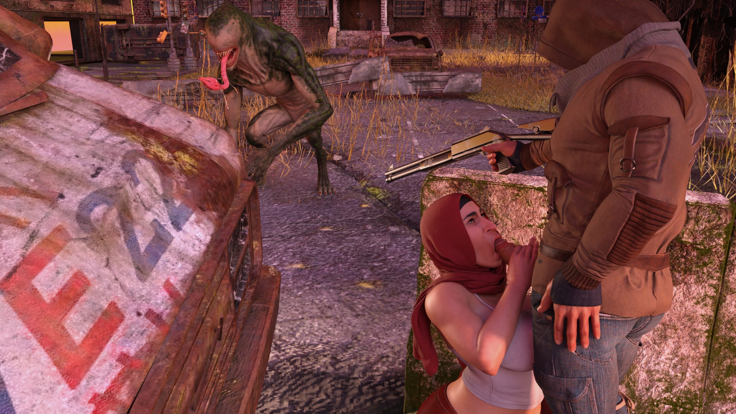 Lust Predators – Hijab Amatures [Real-Deal 3D] Lust Wasteland - Chapter 10 - Page 25