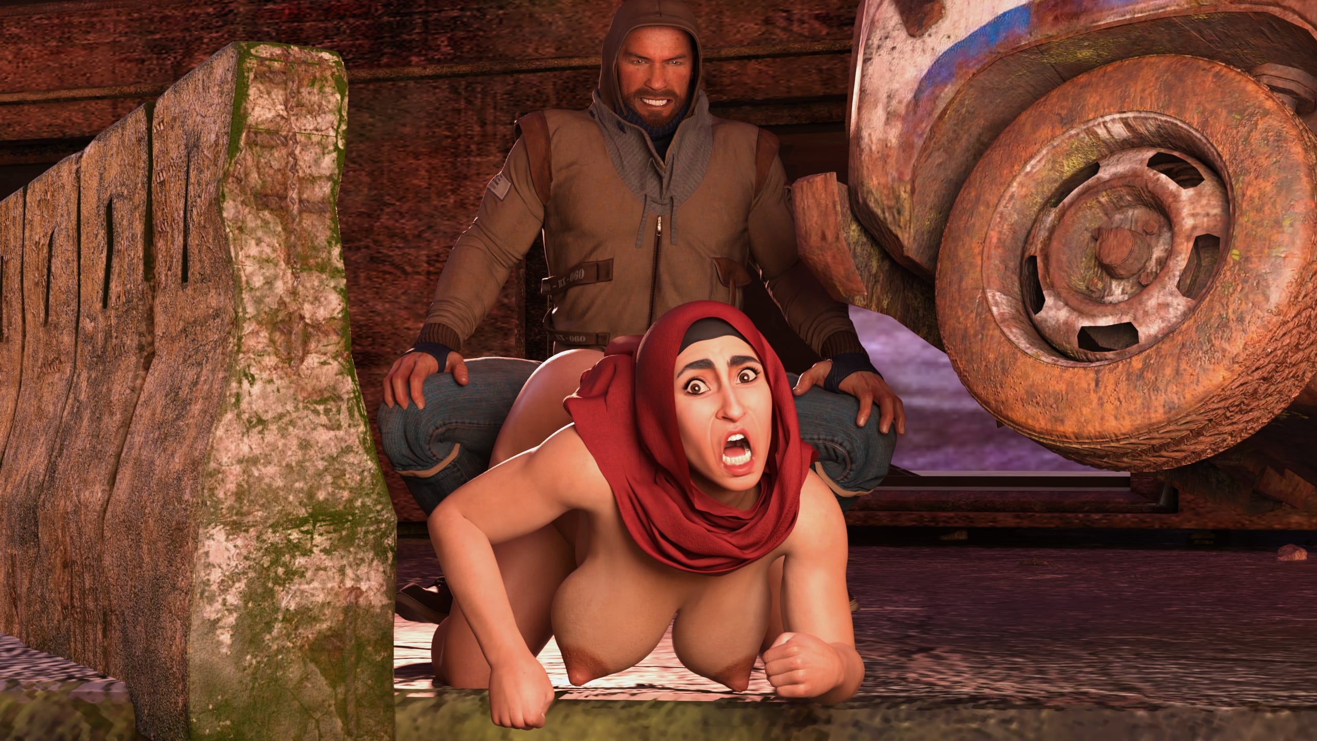 Lust Predators – Hijab Amatures [Real-Deal 3D] Lust Wasteland - Chapter 10 - Page 35