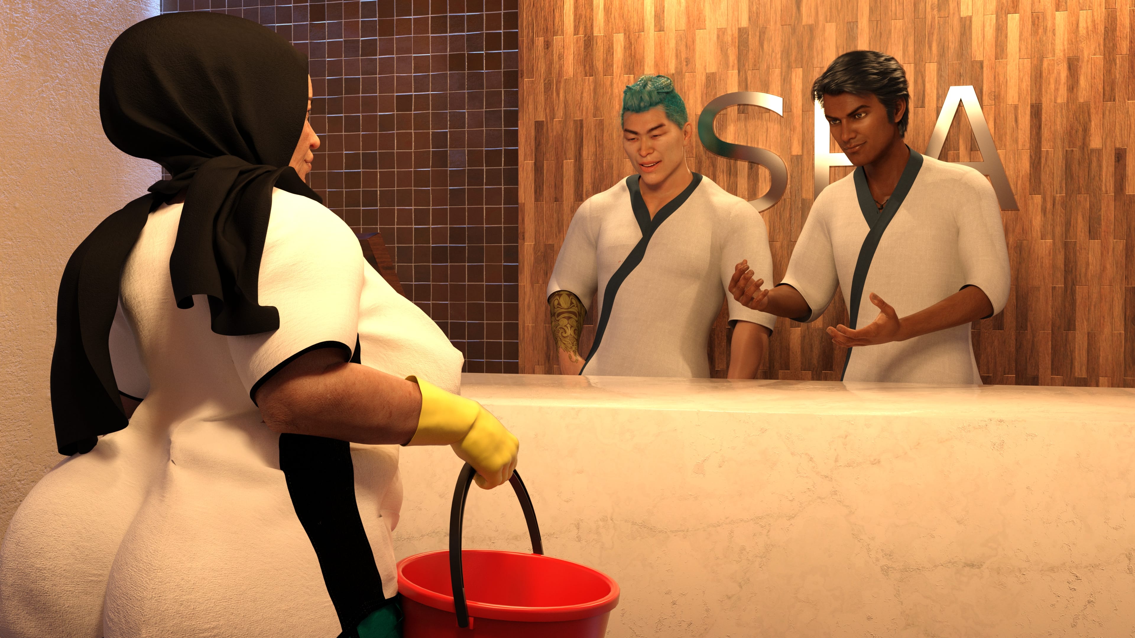 Lust Predators – Hijab Amatures [Real-Deal 3D] Spa - Chapter 11.5 - Page 6