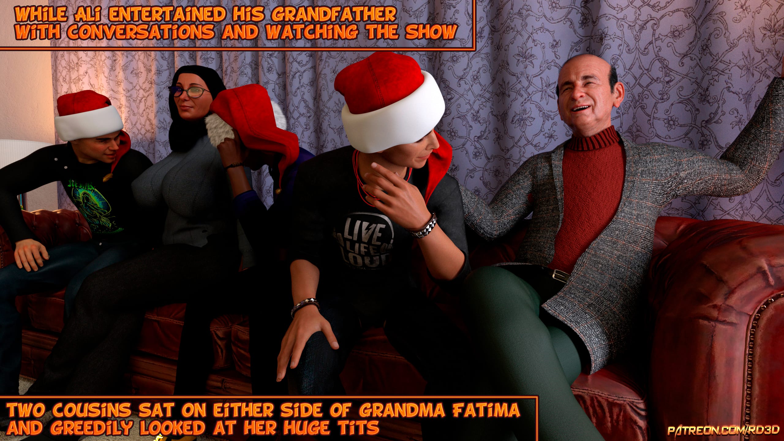 Lust Predators – Hijab Amatures [Real-Deal 3D] Gift for Grandma - Chapter 13 - Page 5