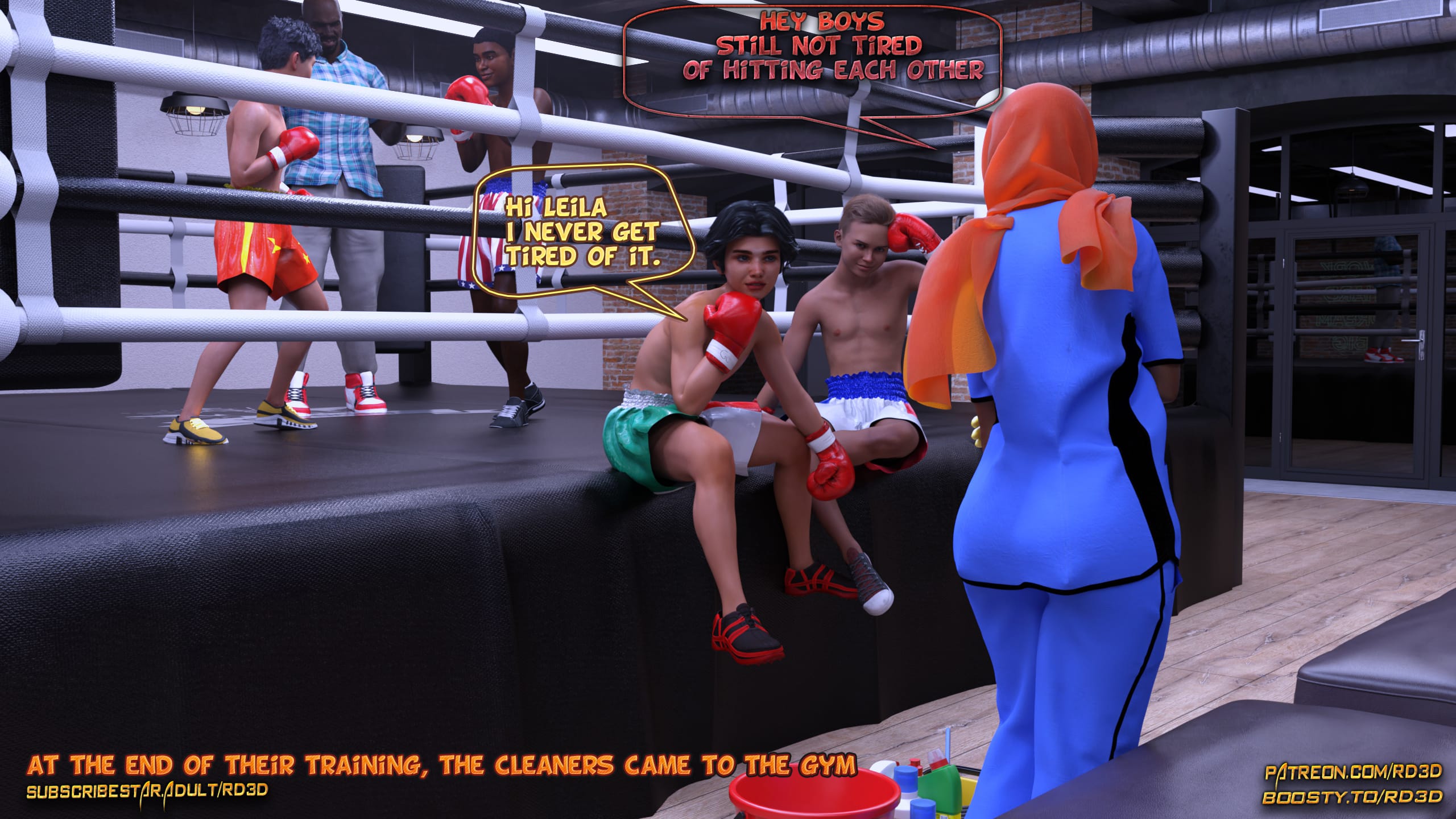 Lust Predators – Hijab Amatures [Real-Deal 3D] Chapter 14 - Fight Club - Page 8
