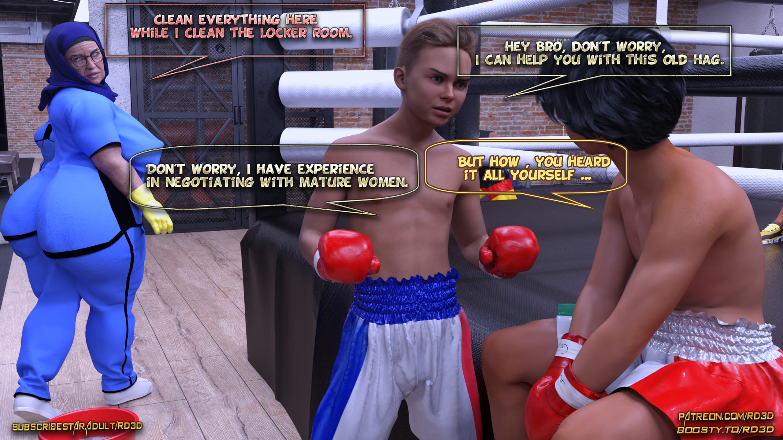 Lust Predators – Hijab Amatures [Real-Deal 3D] Chapter 14 - Fight Club - Page 13