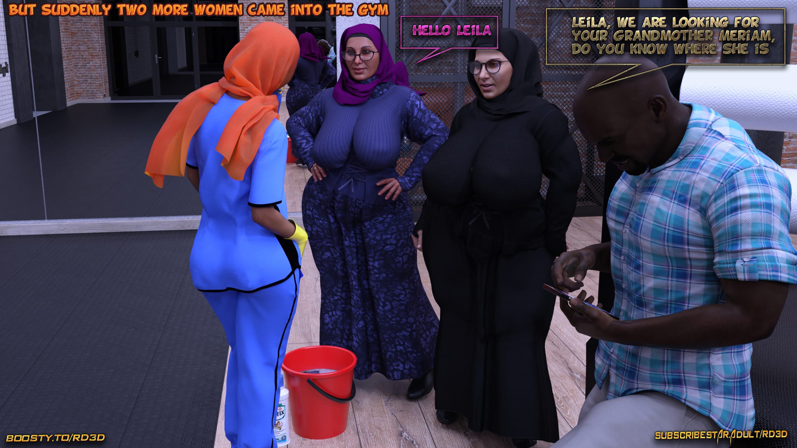 Lust Predators – Hijab Amatures [Real-Deal 3D] Chapter 14 - Fight Club - Page 35