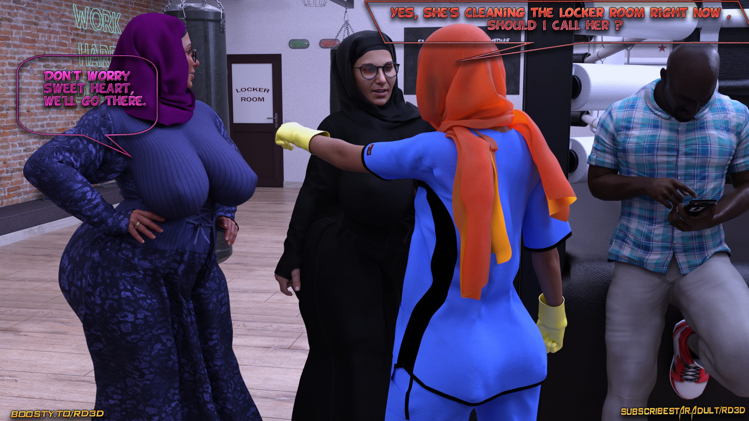 Lust Predators – Hijab Amatures [Real-Deal 3D] Chapter 14 - Fight Club - Page 36