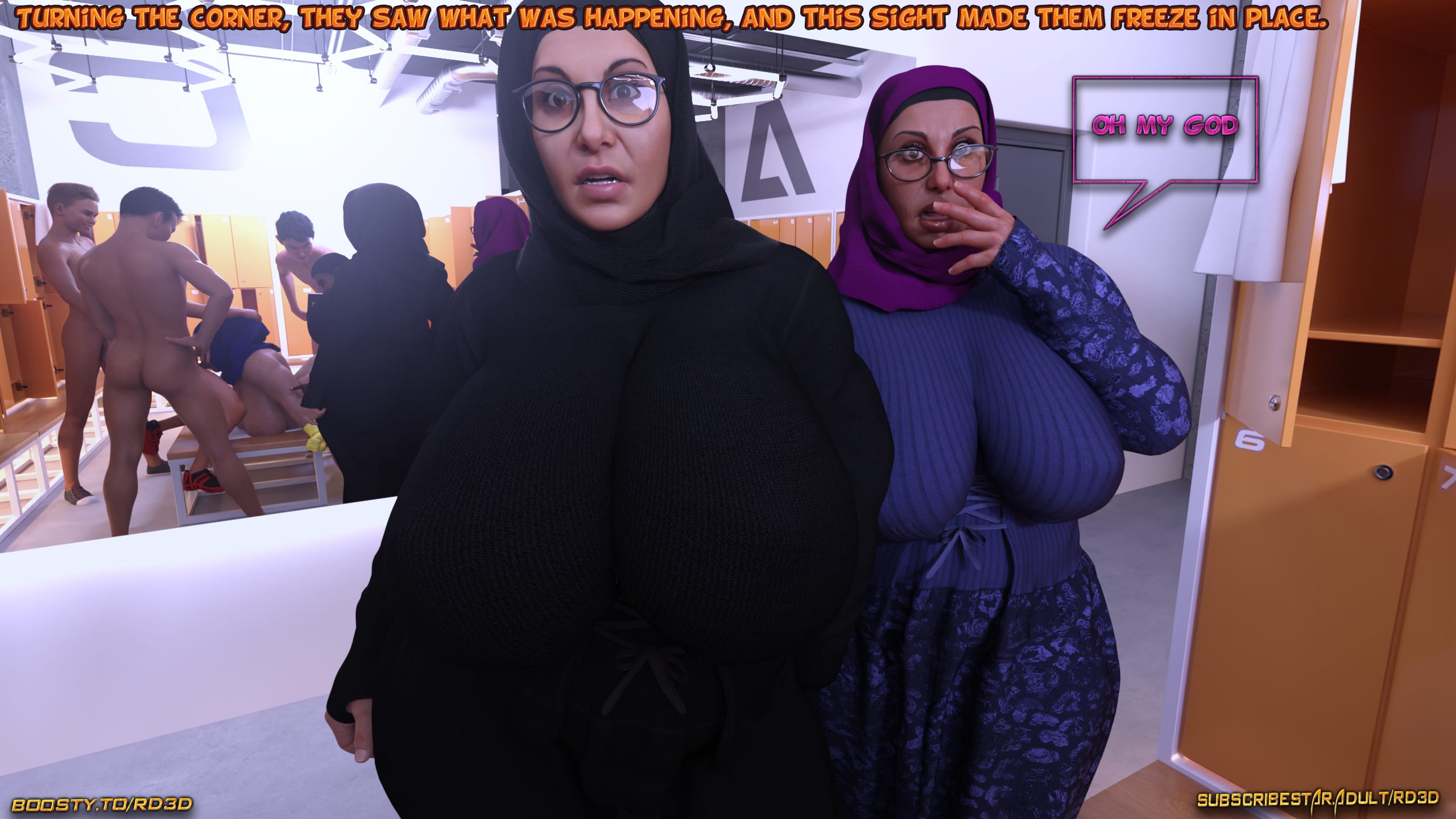 Lust Predators – Hijab Amatures [Real-Deal 3D] Chapter 14 - Fight Club - Page 38