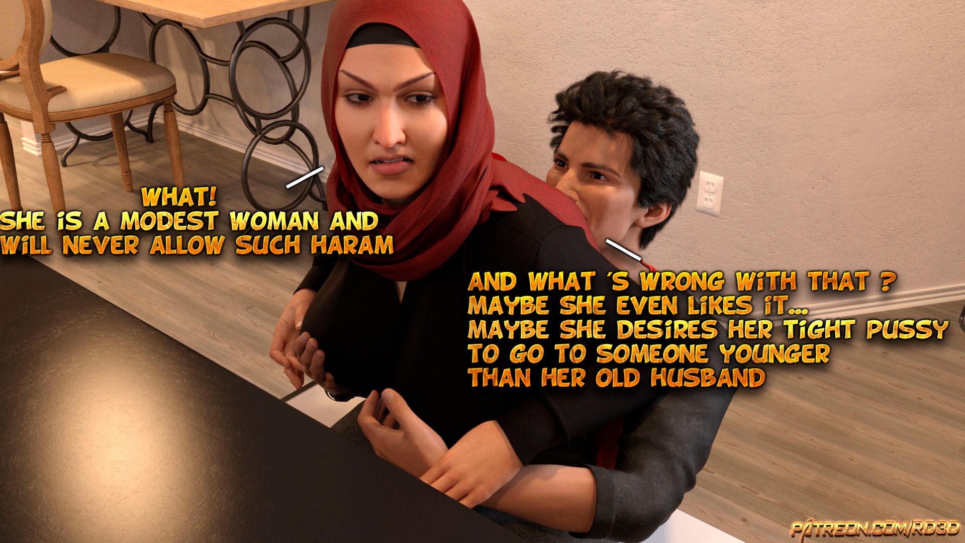 Lust Predators – Hijab Amatures [Real-Deal 3D] Chapter 2 - Page 7