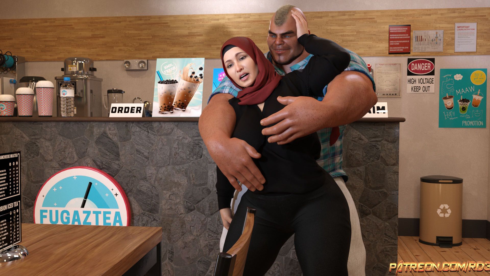 Lust Predators – Hijab Amatures [Real-Deal 3D] Chapter 3 - Page 14
