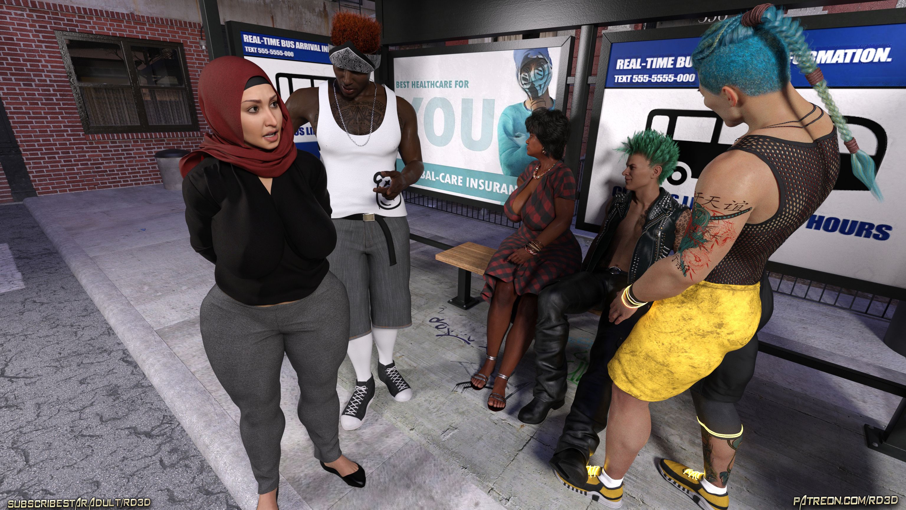 Lust Predators – Hijab Amatures [Real-Deal 3D] One Dya Story - Textless - Page 55