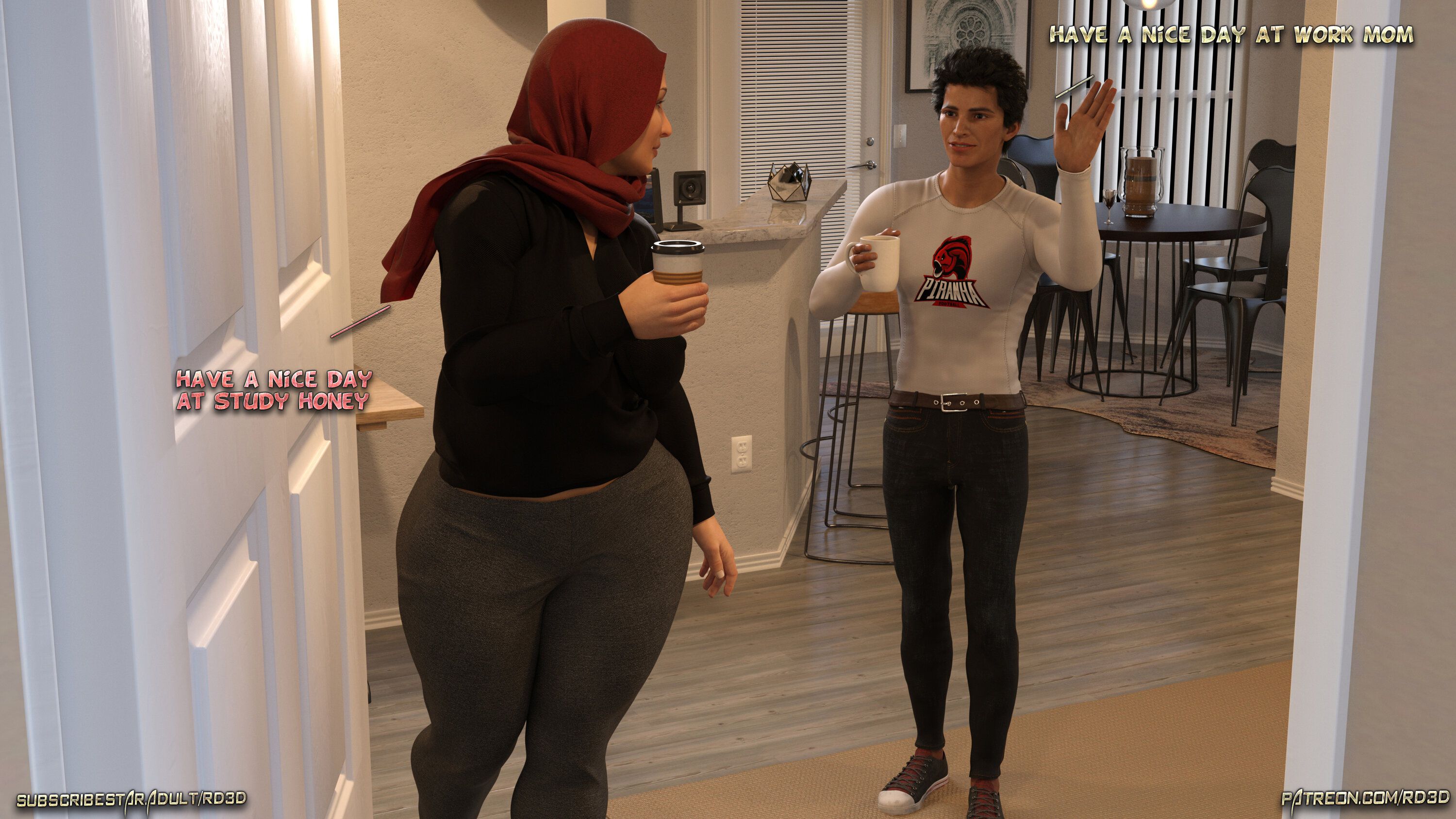 Lust Predators – Hijab Amatures [Real-Deal 3D] Mrs. Assad - One Dya Story - Page 16