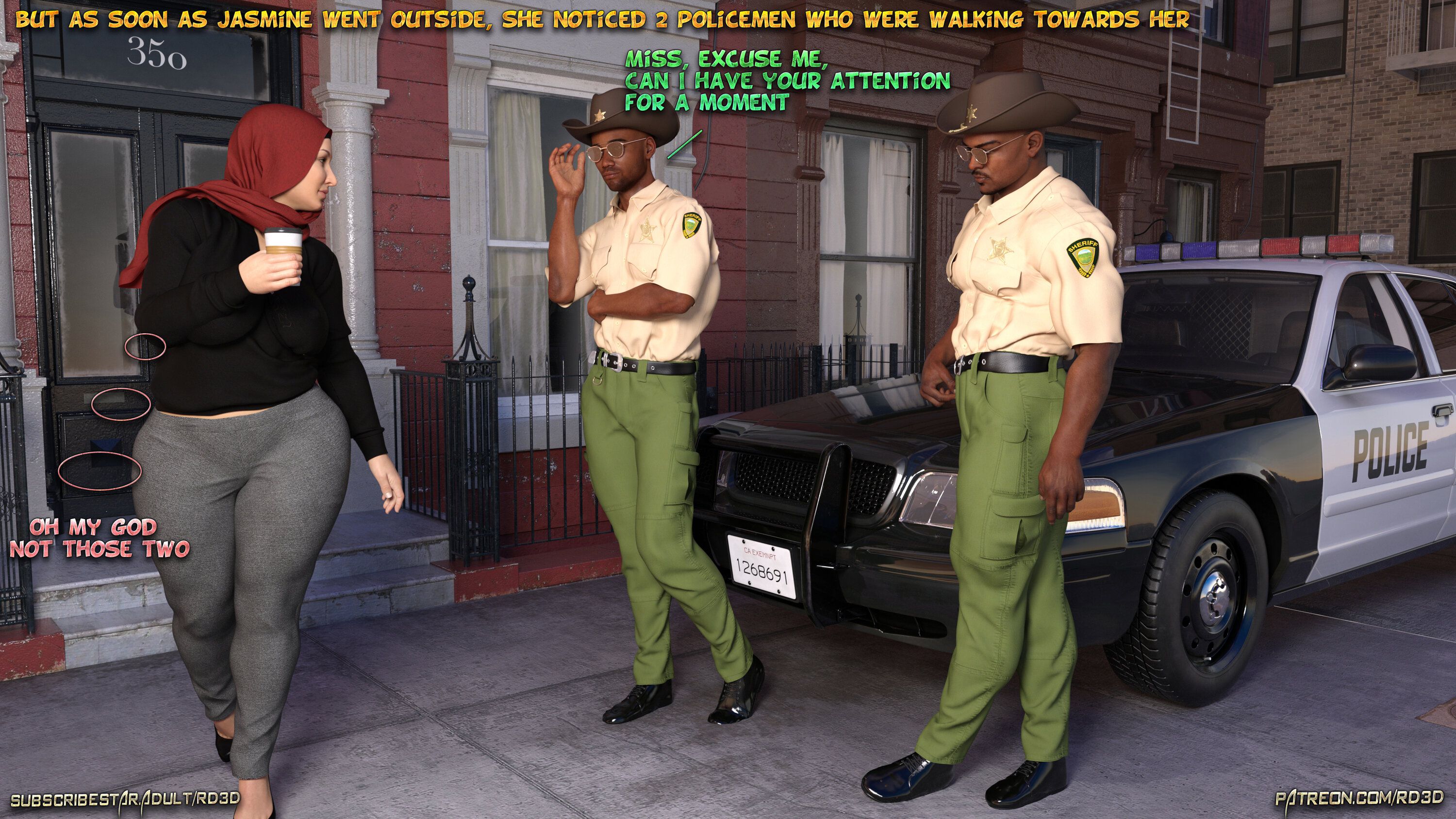 Lust Predators – Hijab Amatures [Real-Deal 3D] Mrs. Assad - One Dya Story - Page 17