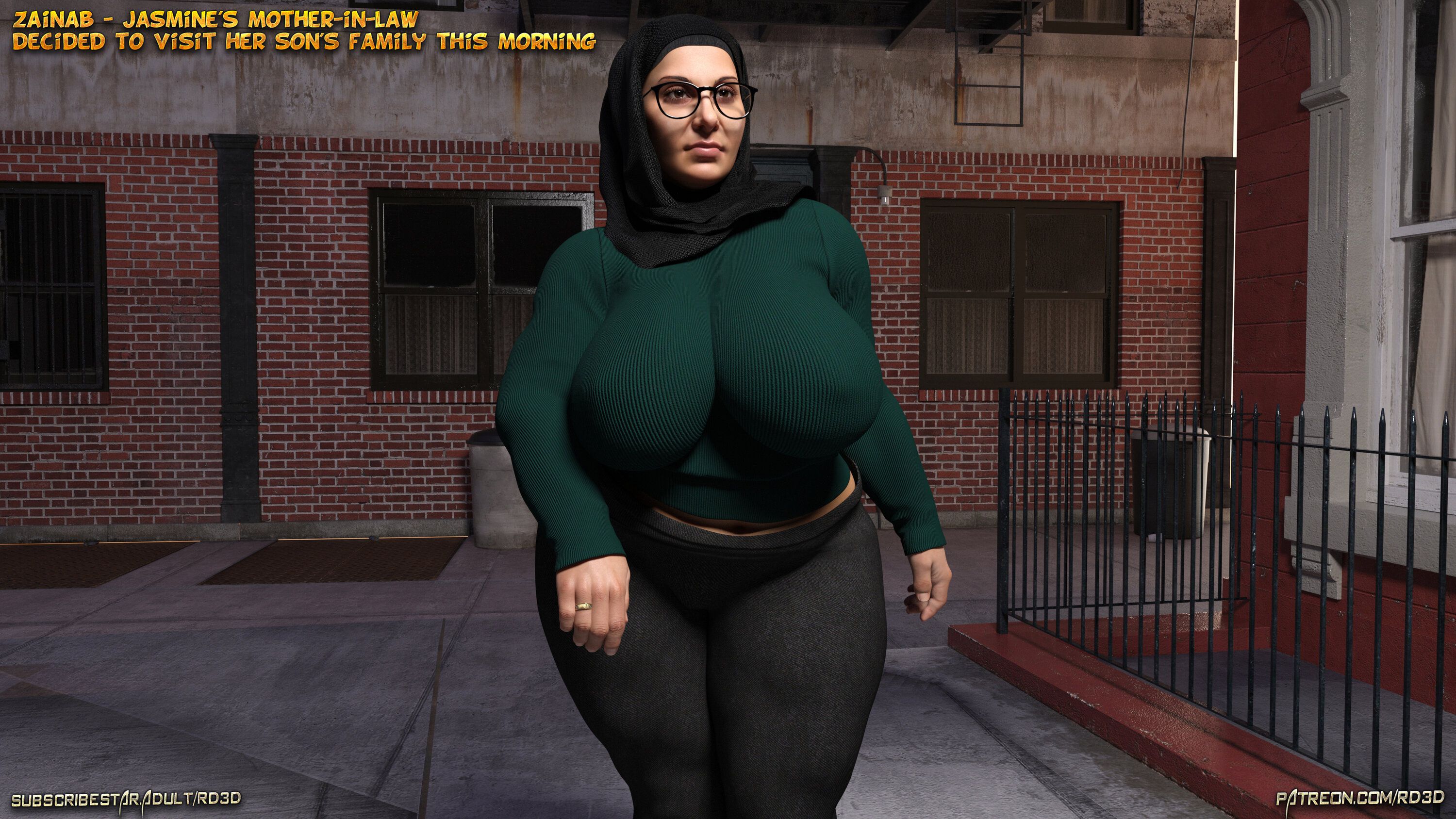 Lust Predators – Hijab Amatures [Real-Deal 3D] Mrs. Assad - One Dya Story - Page 25