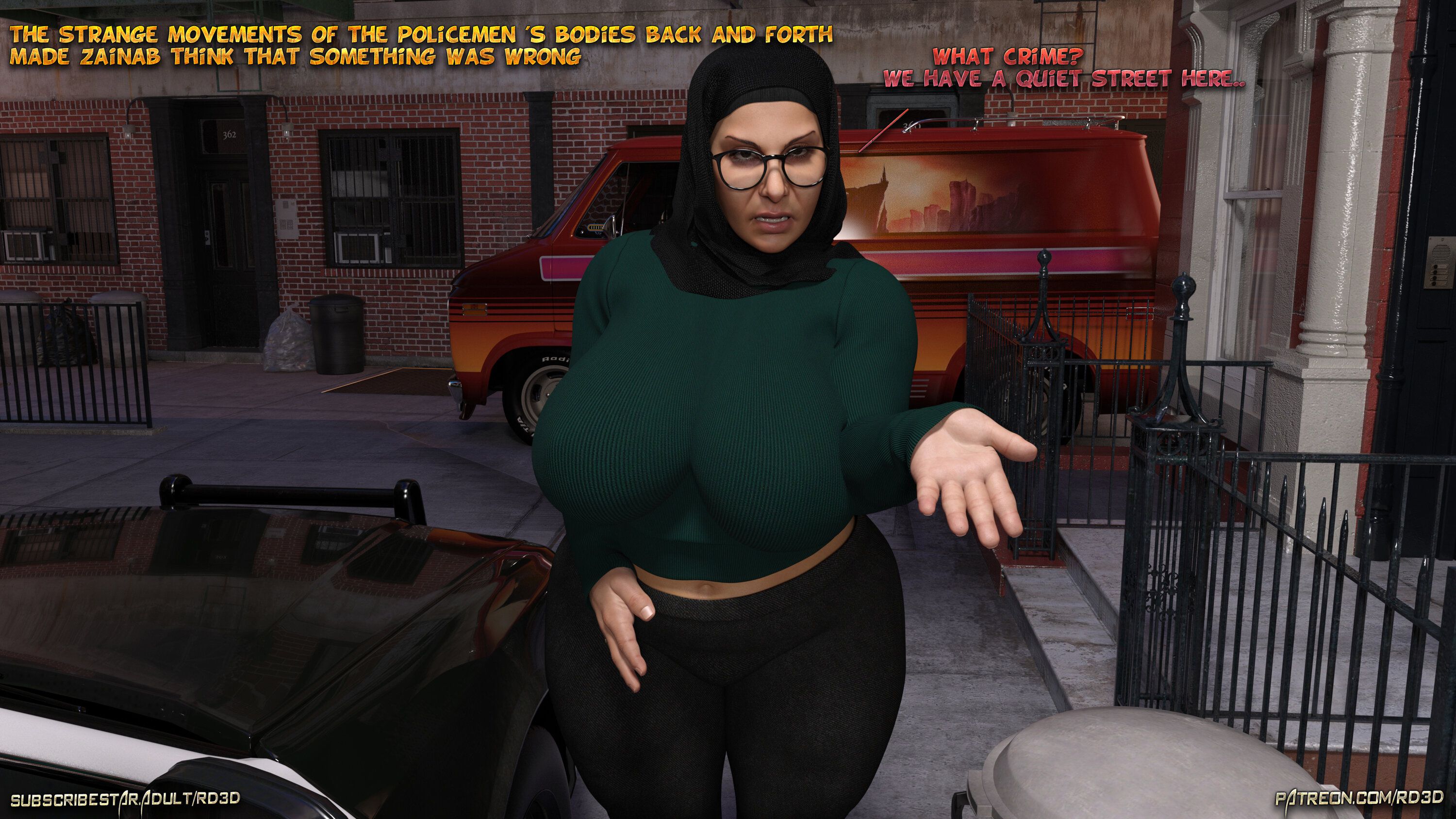 Lust Predators – Hijab Amatures [Real-Deal 3D] Mrs. Assad - One Dya Story - Page 29
