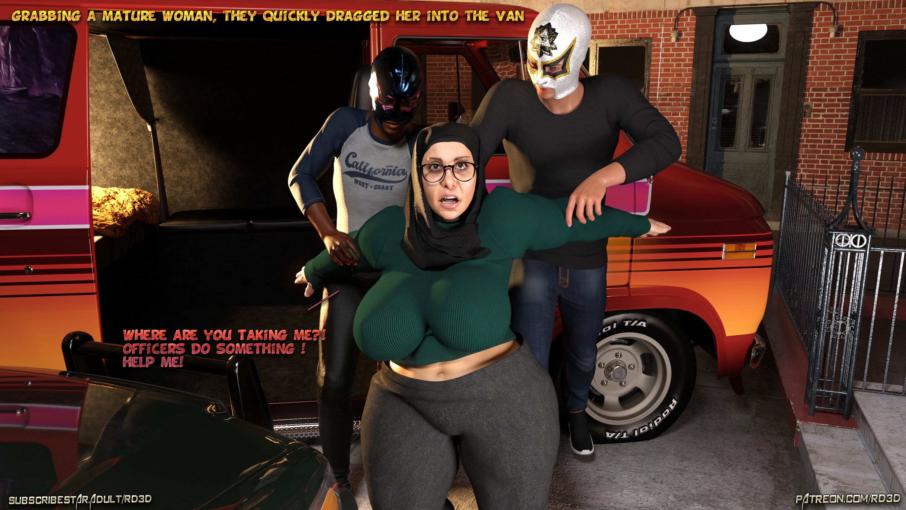Lust Predators – Hijab Amatures [Real-Deal 3D] Mrs. Assad - One Dya Story - Page 32