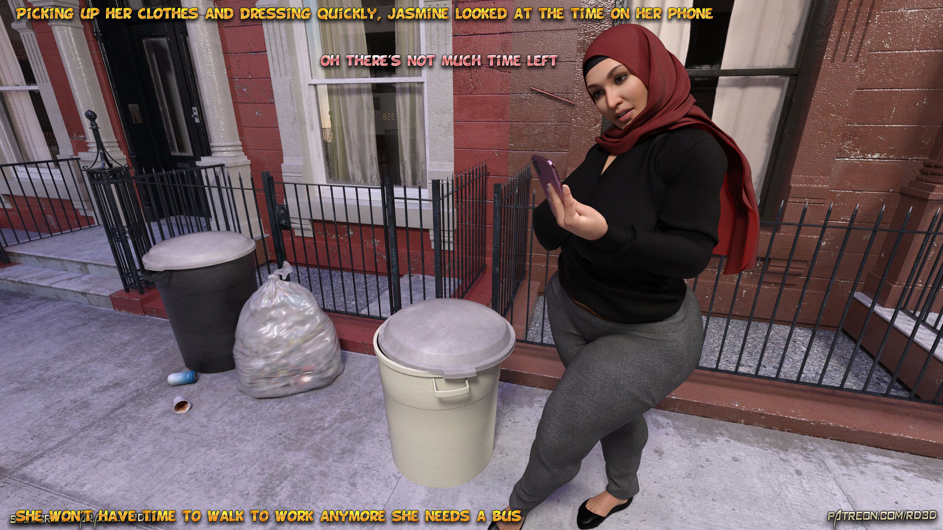 Lust Predators – Hijab Amatures [Real-Deal 3D] Mrs. Assad - One Dya Story - Page 51