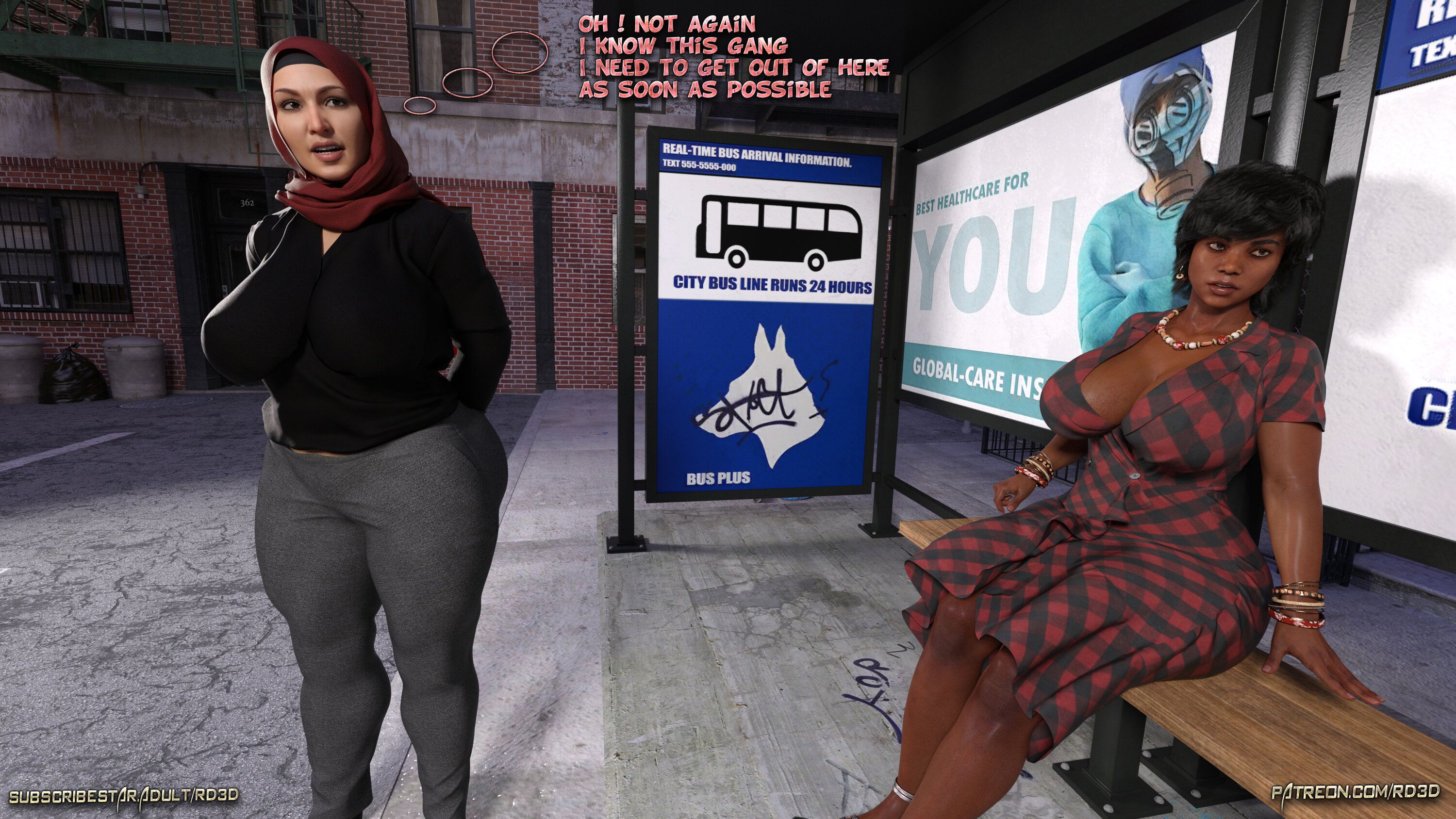 Lust Predators – Hijab Amatures [Real-Deal 3D] Mrs. Assad - One Dya Story - Page 54