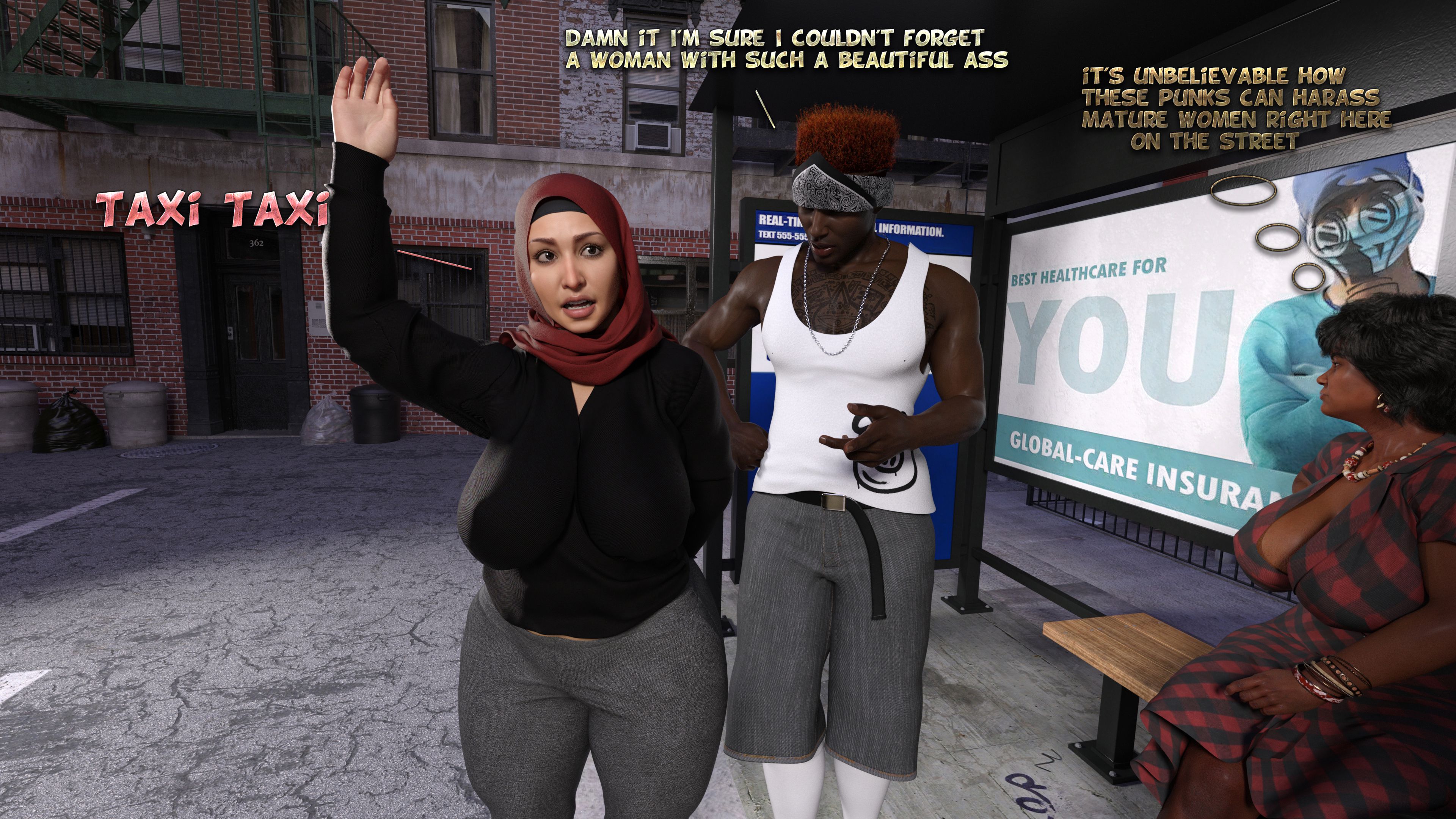Lust Predators – Hijab Amatures [Real-Deal 3D] Mrs. Assad - One Dya Story - Page 56