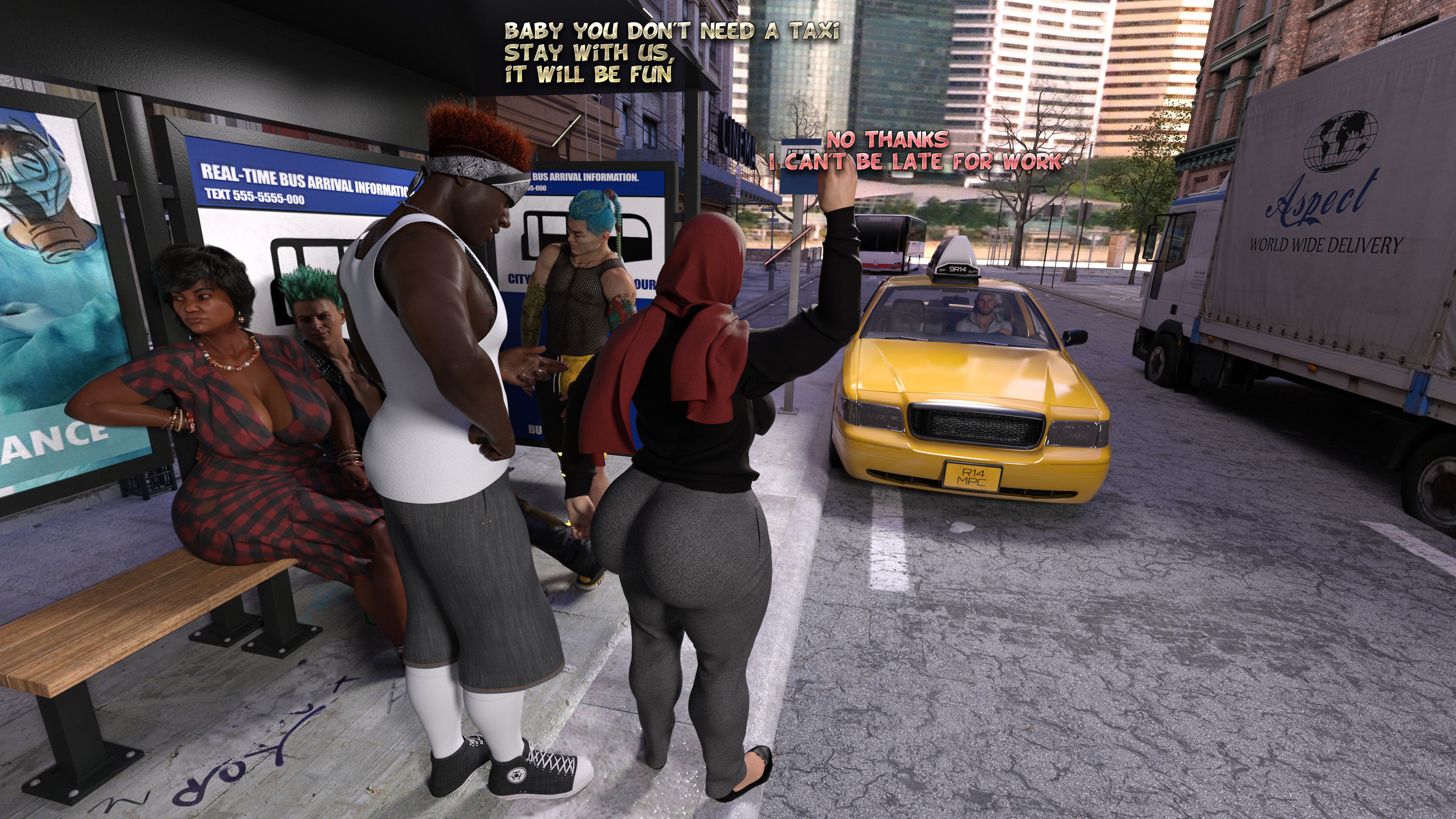 Lust Predators – Hijab Amatures [Real-Deal 3D] Mrs. Assad - One Dya Story - Page 57