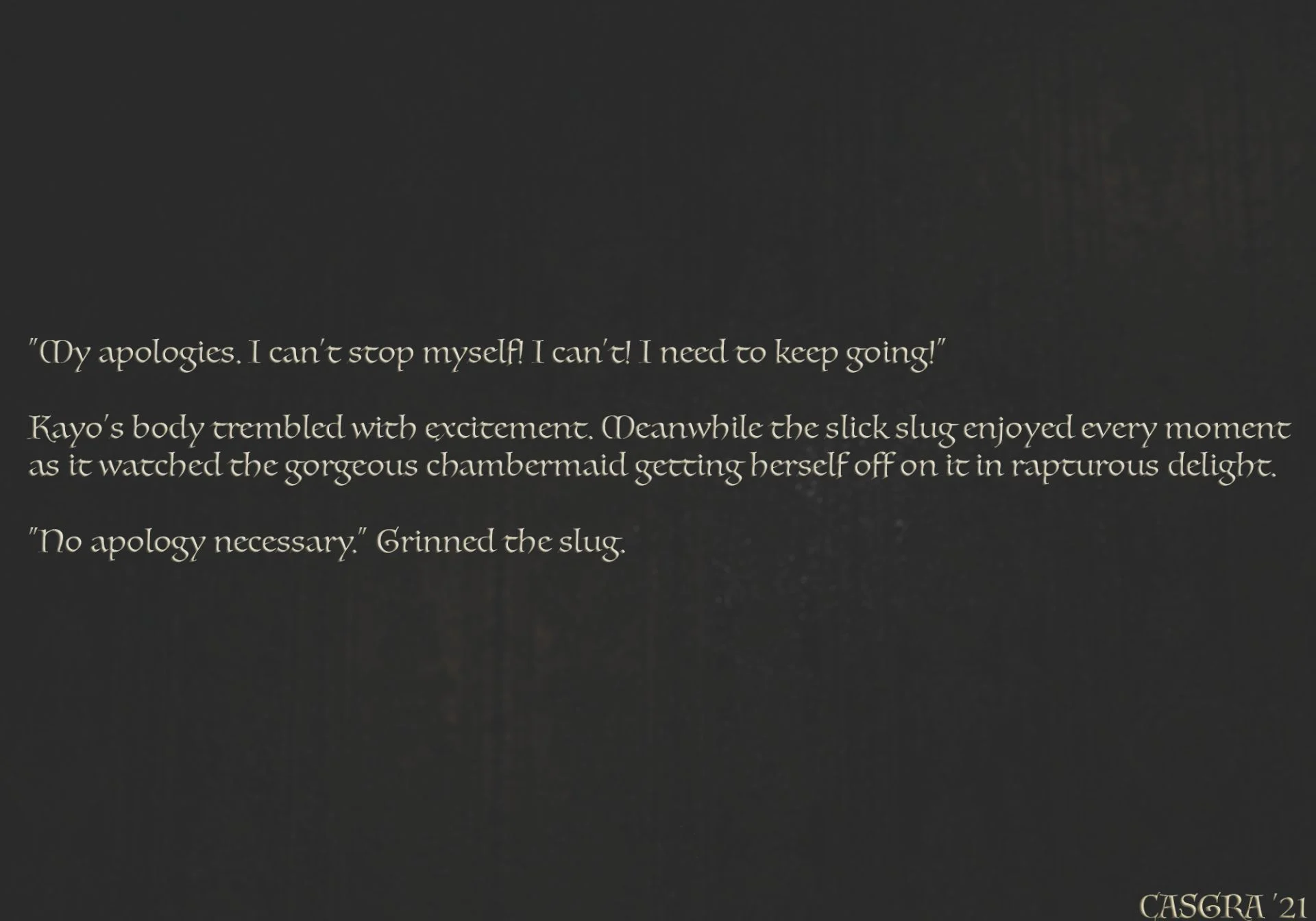 Tale Of The Chambermaid & The Goo Monster Piggyback [Casgra] Chapter 1 - Page 25