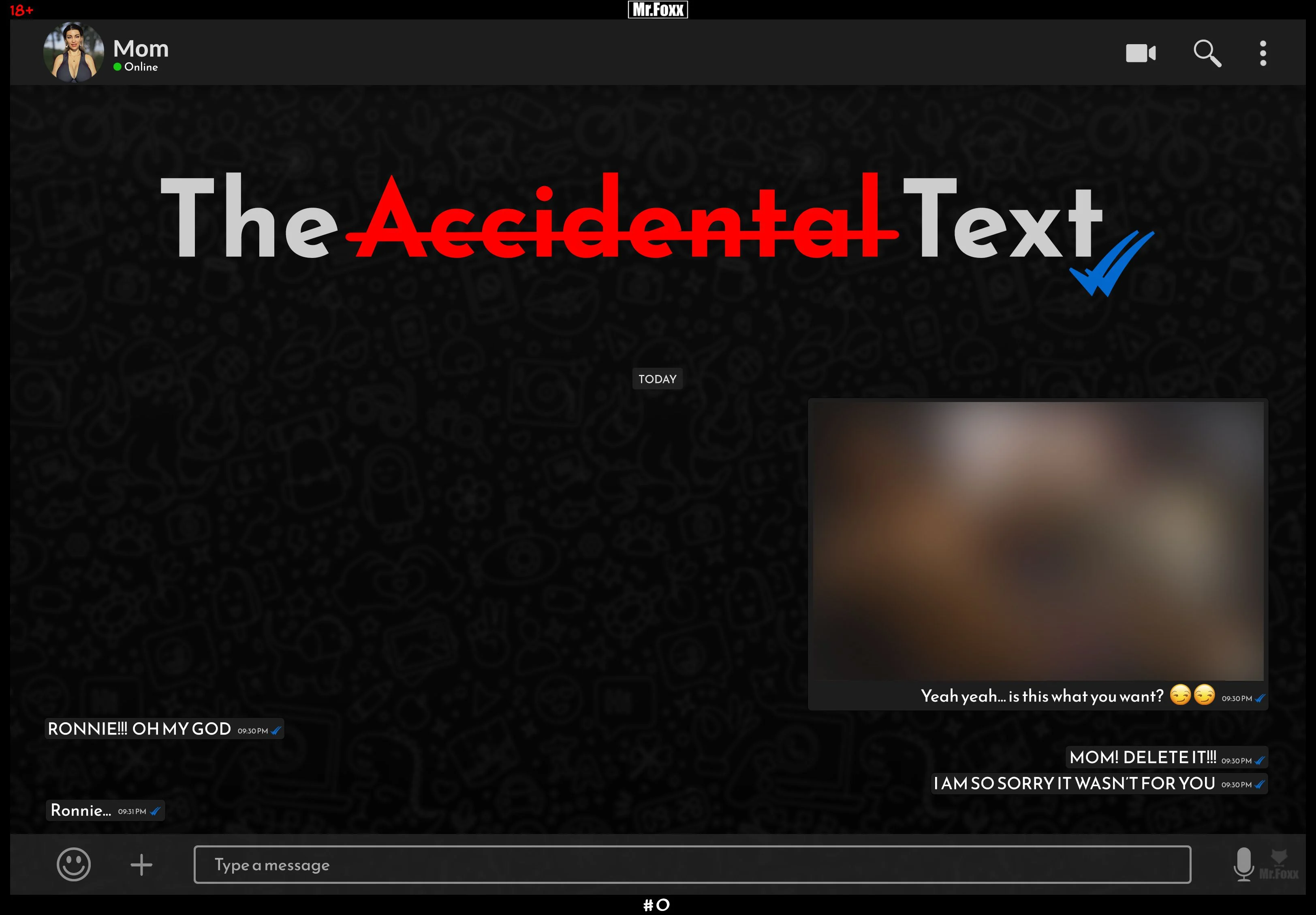 The Accidental Text [Mr.FOXX] Chapter 1 - Page 1