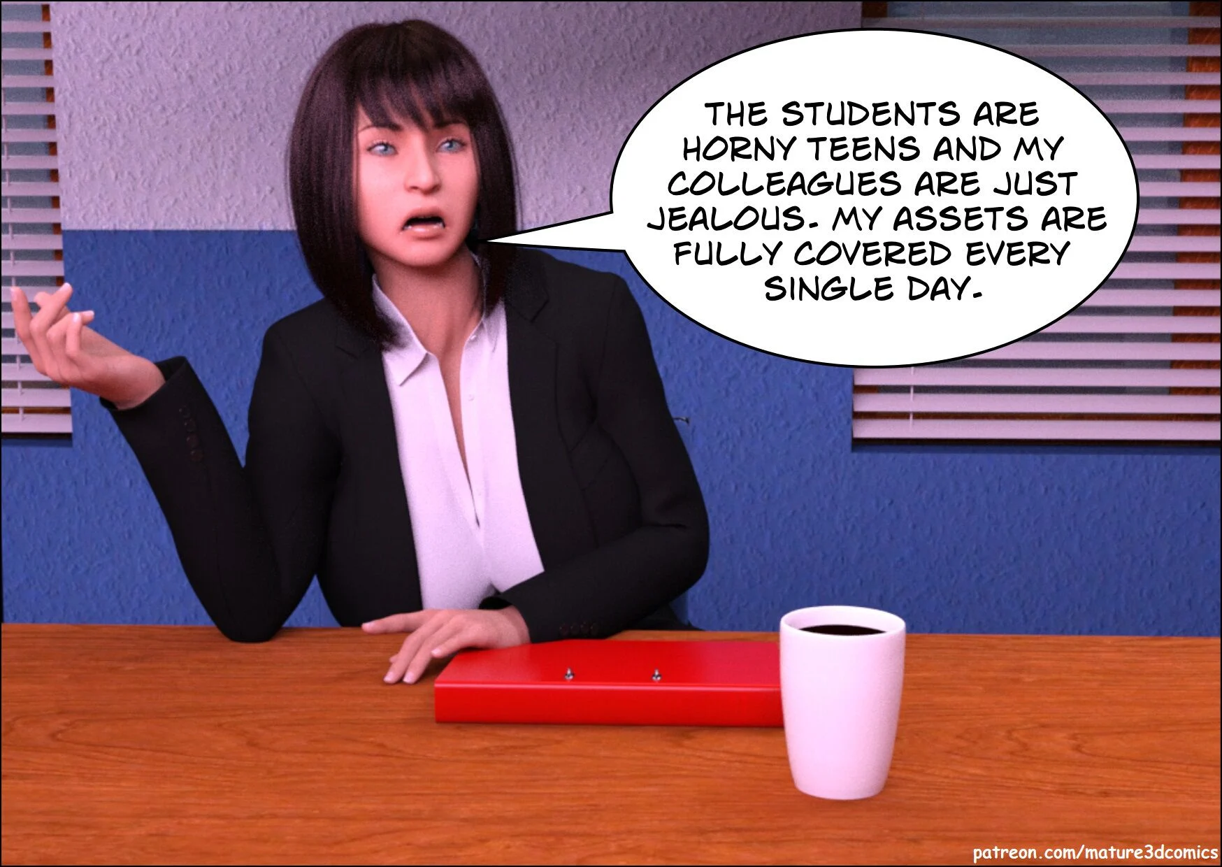 Sexy Teacher [Mature3DComics] Chapter 1 - Page 2