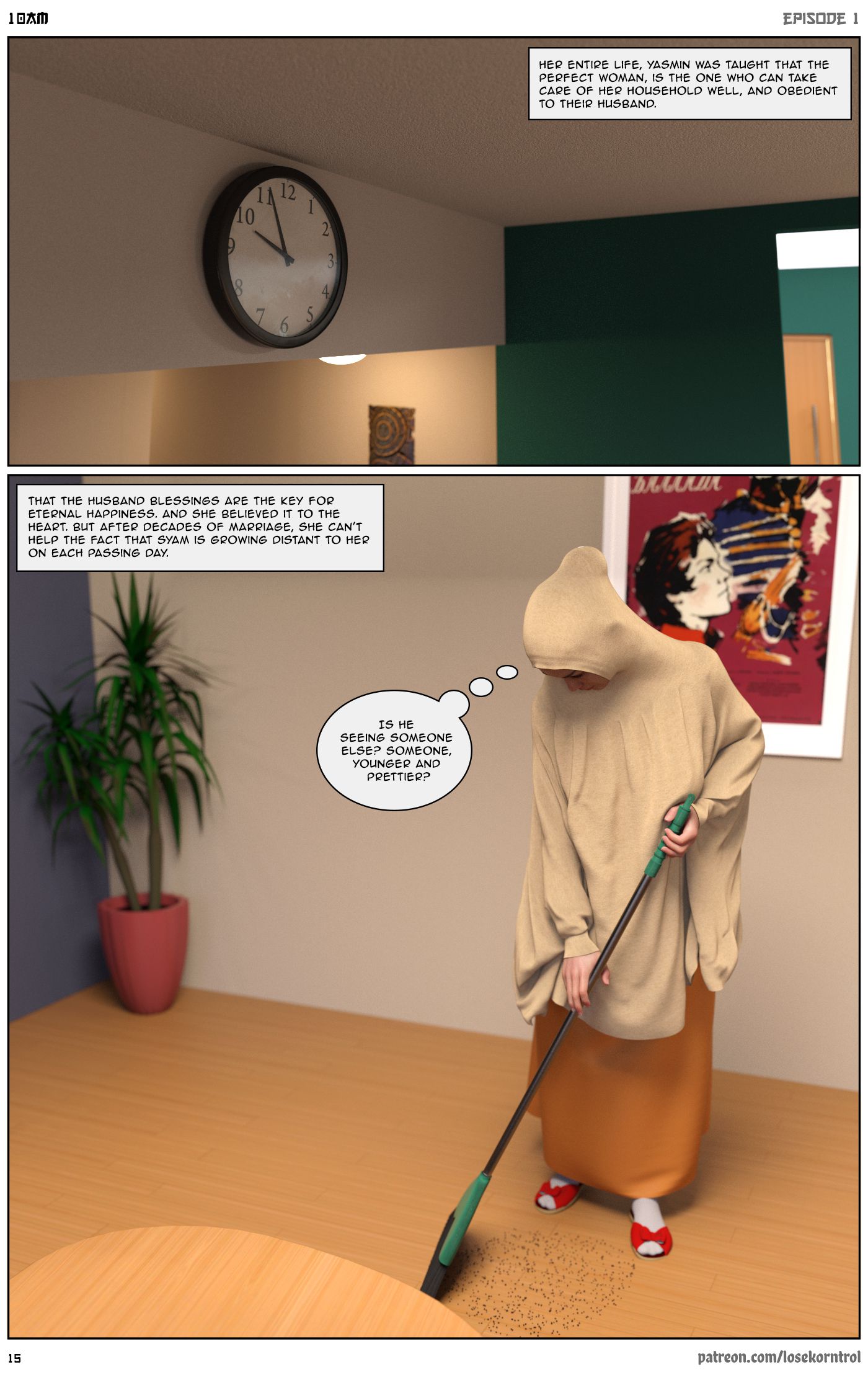 10 AM [LoseKorntrol, Hijab 3DX] Chapter 1 - Page 16