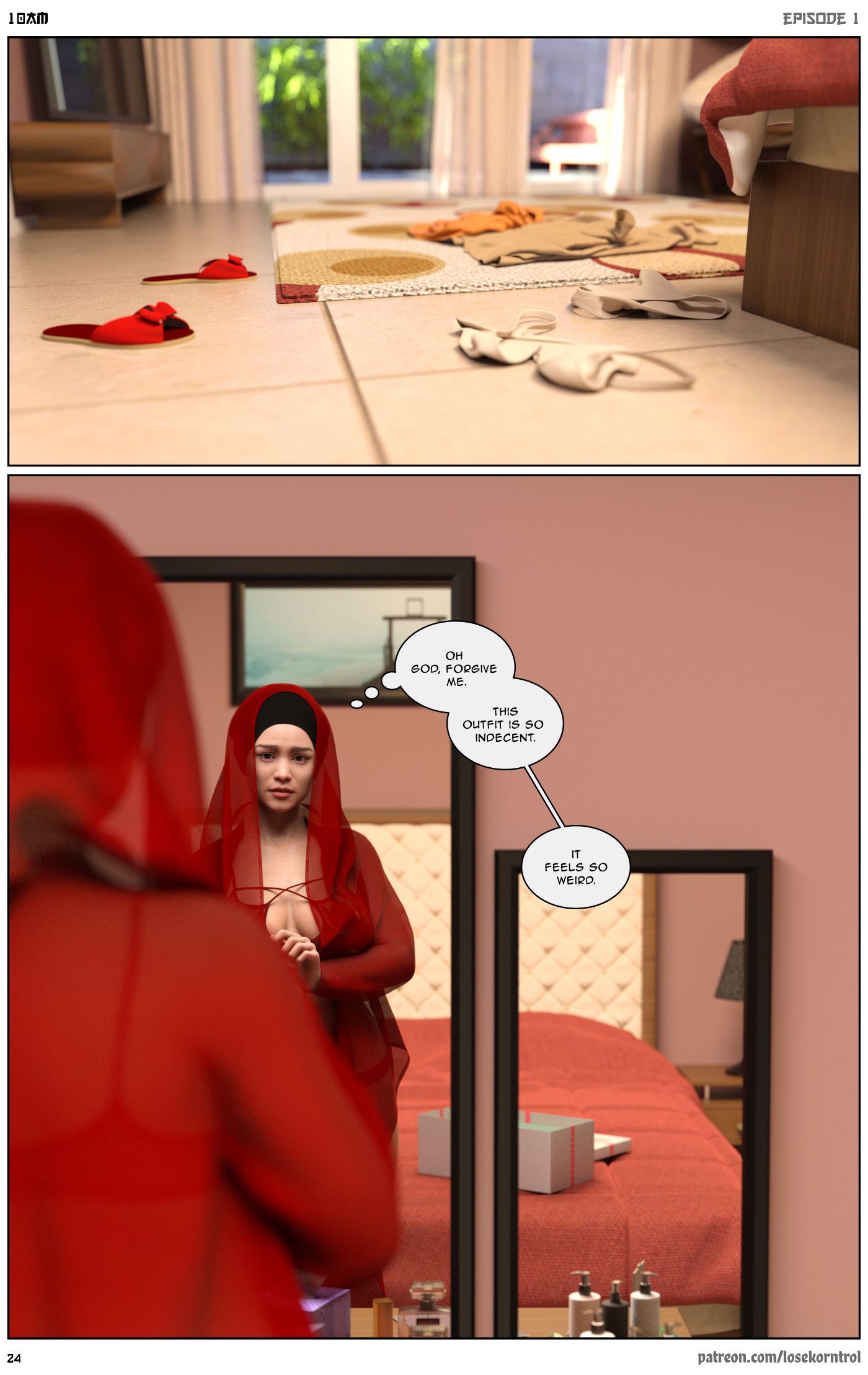 10 AM [LoseKorntrol, Hijab 3DX] Chapter 1 - Page 25