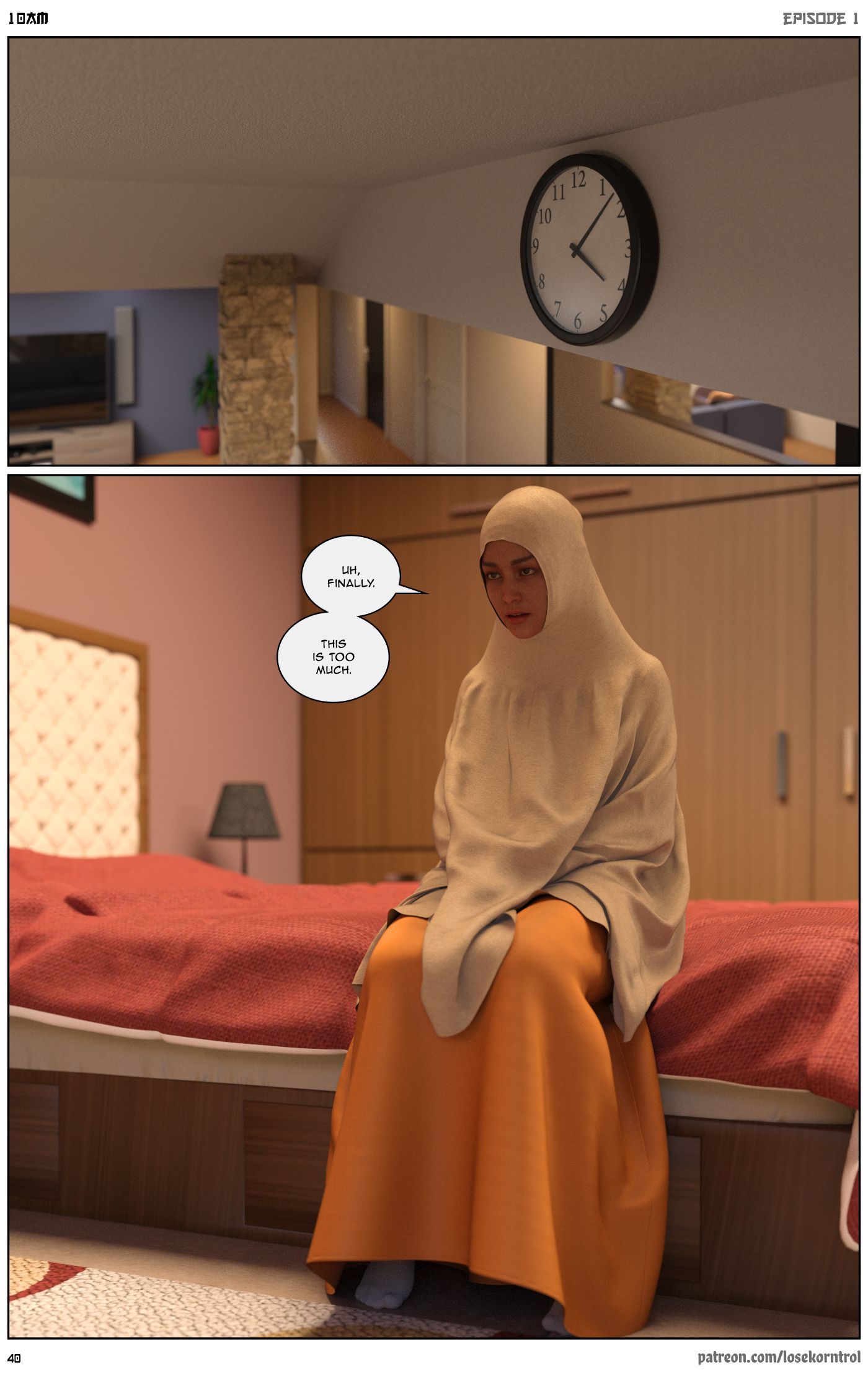 10 AM [LoseKorntrol, Hijab 3DX] Chapter 1 - Page 41