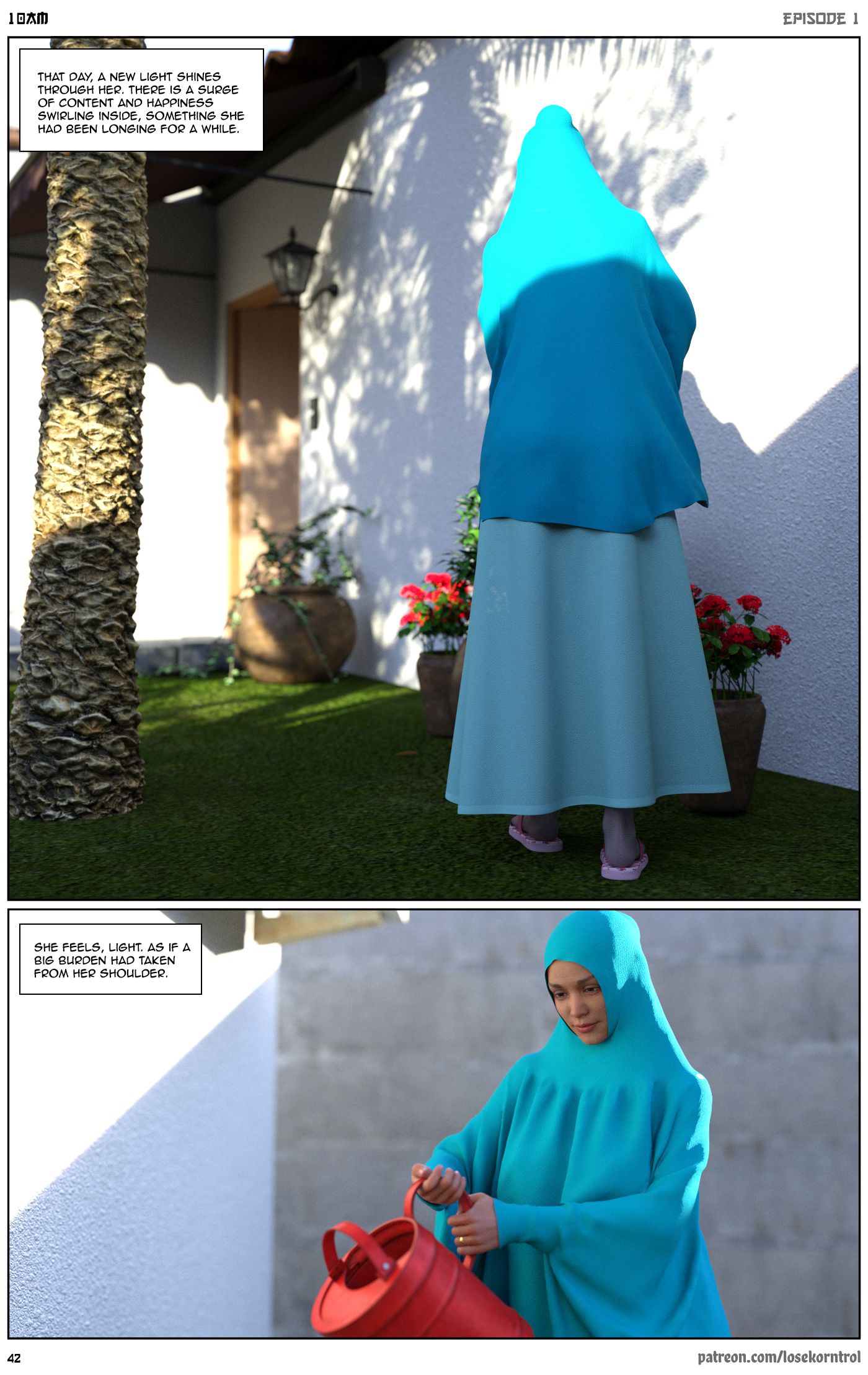 10 AM [LoseKorntrol, Hijab 3DX] Chapter 1 - Page 43